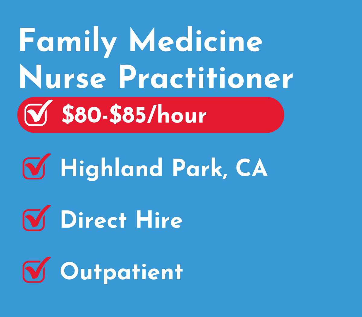 Family Medicine Nurse Practitioner (NP) | Highland Park, CA