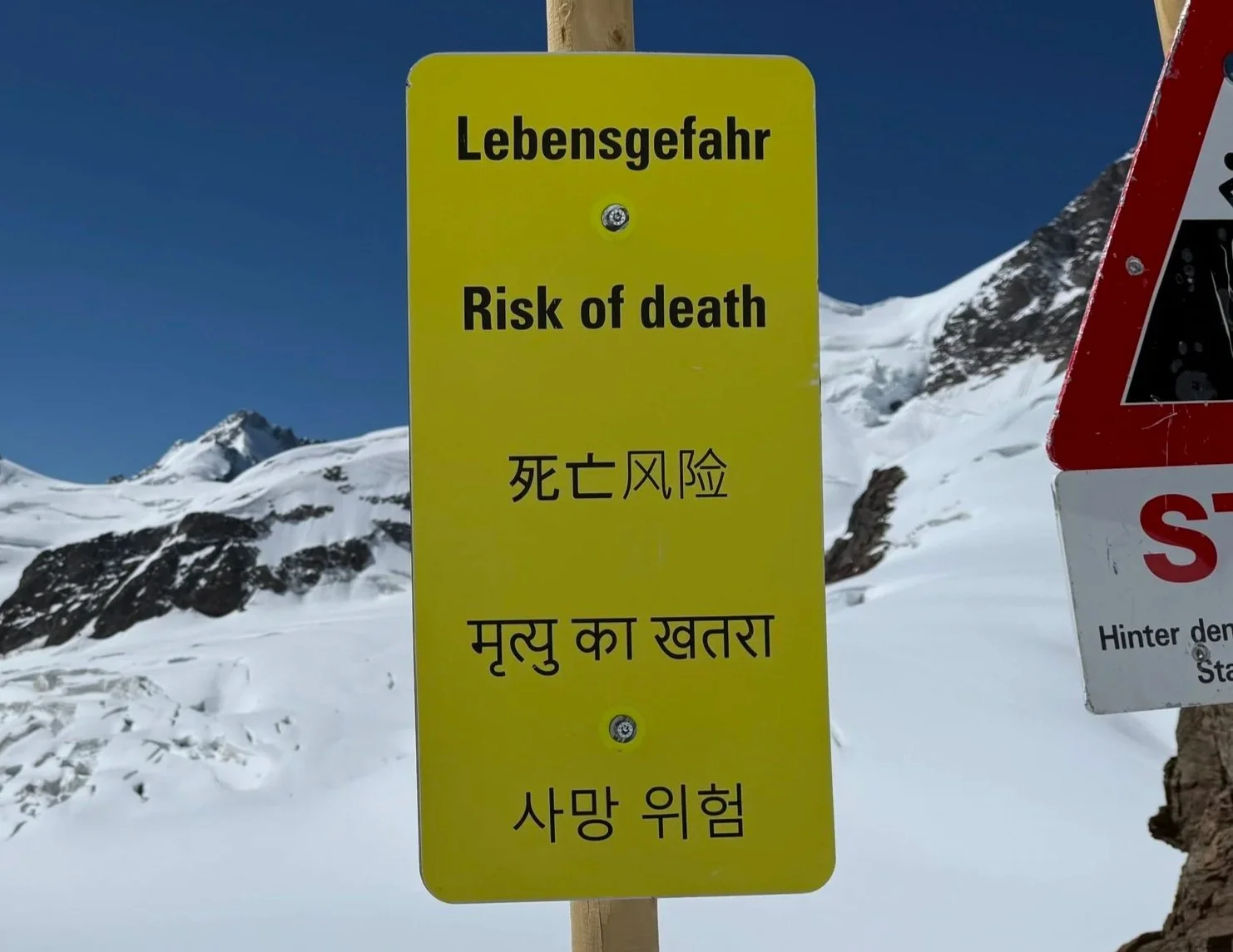 Three views of Jungfraujoch, Switzerland (August 2025)