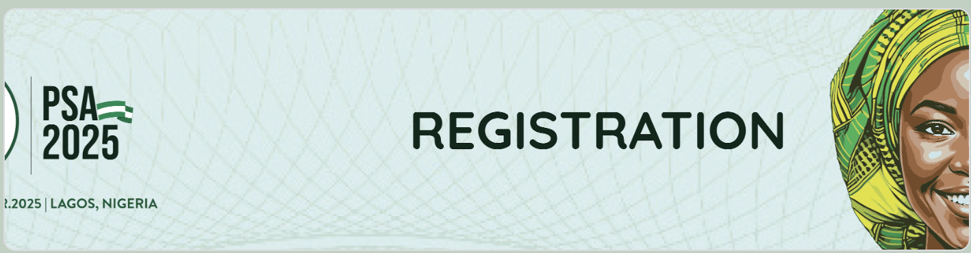 This is the banner for the Privacy Symposium Africa (PSA) 2025, to be held in Lagos, Nigeria.