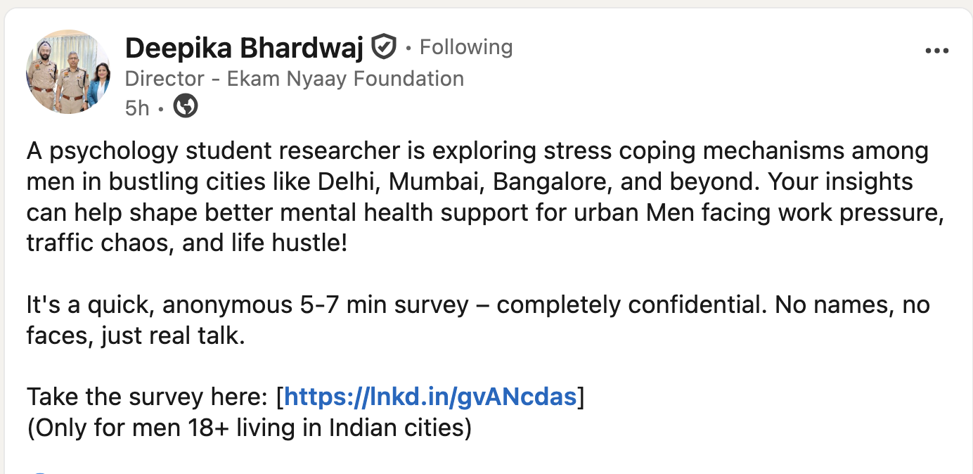 This is a screenshot of a LinkedIn post.