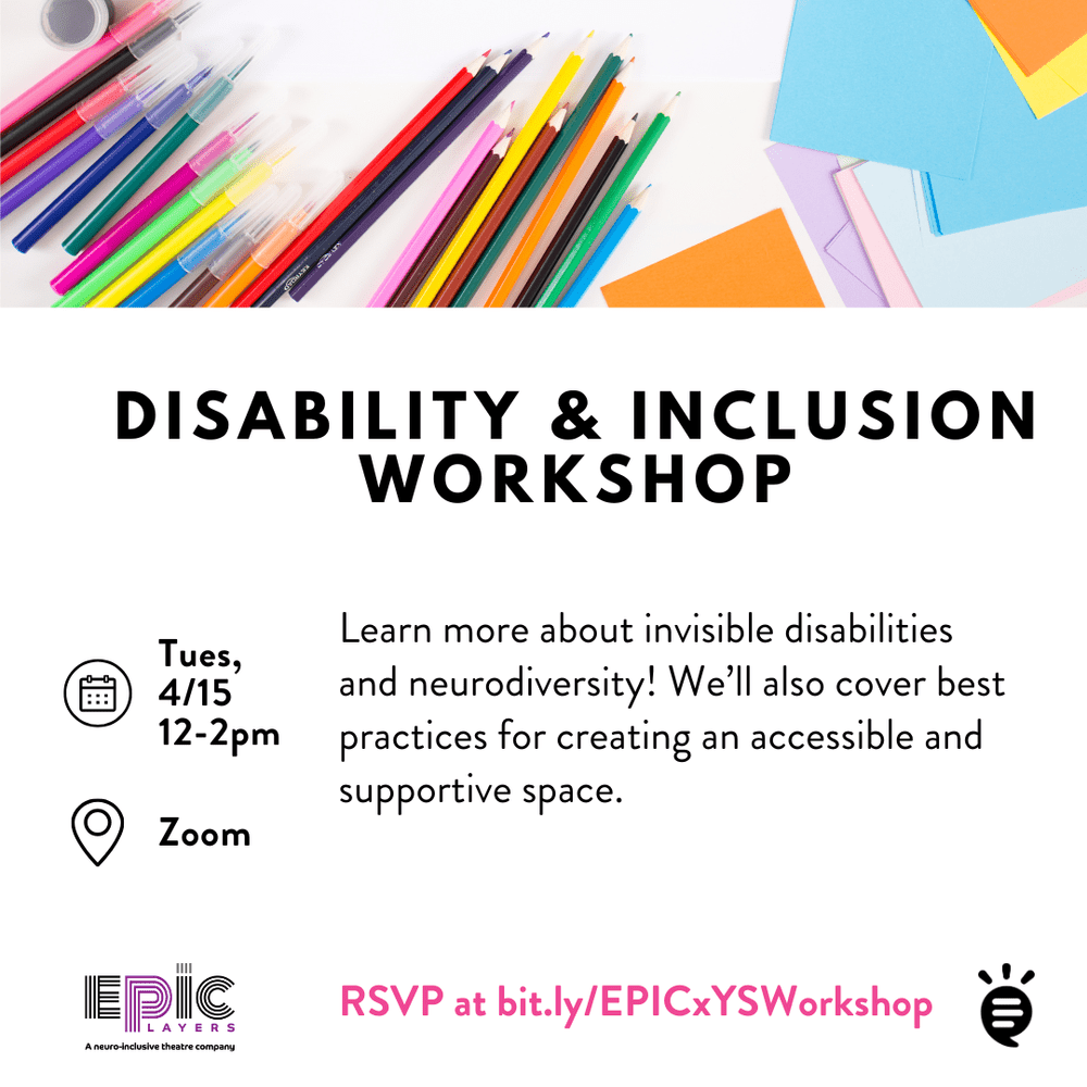 Disability & Inclusion Workshop — Young Storytellers