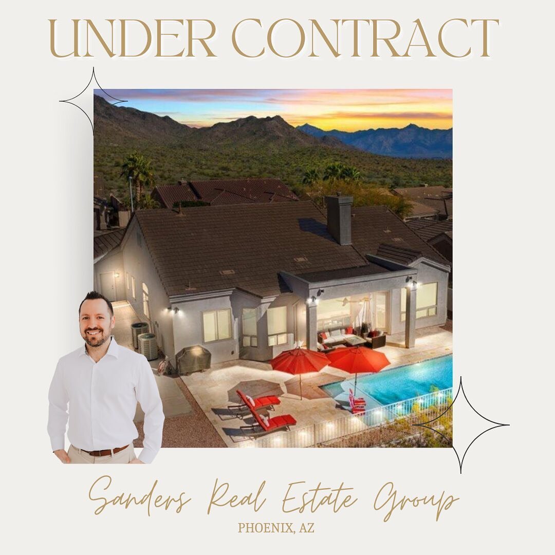Under Contract ⚡️

&ldquo;I cannot wait to get my Wisconsin clients into their dream home with these Mountain View&rsquo;s!&rdquo; 
- Sean Archer 

#SandersTeam #SandersGroupAZ #azrealtor #scottsdale #pheonix #realestate