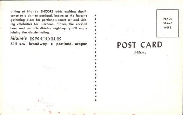 Back of postcard