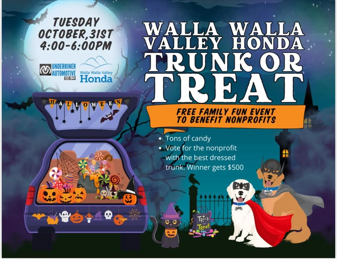 Trunk or Treat for Non Profits @ Walla Walla Valley Honda 