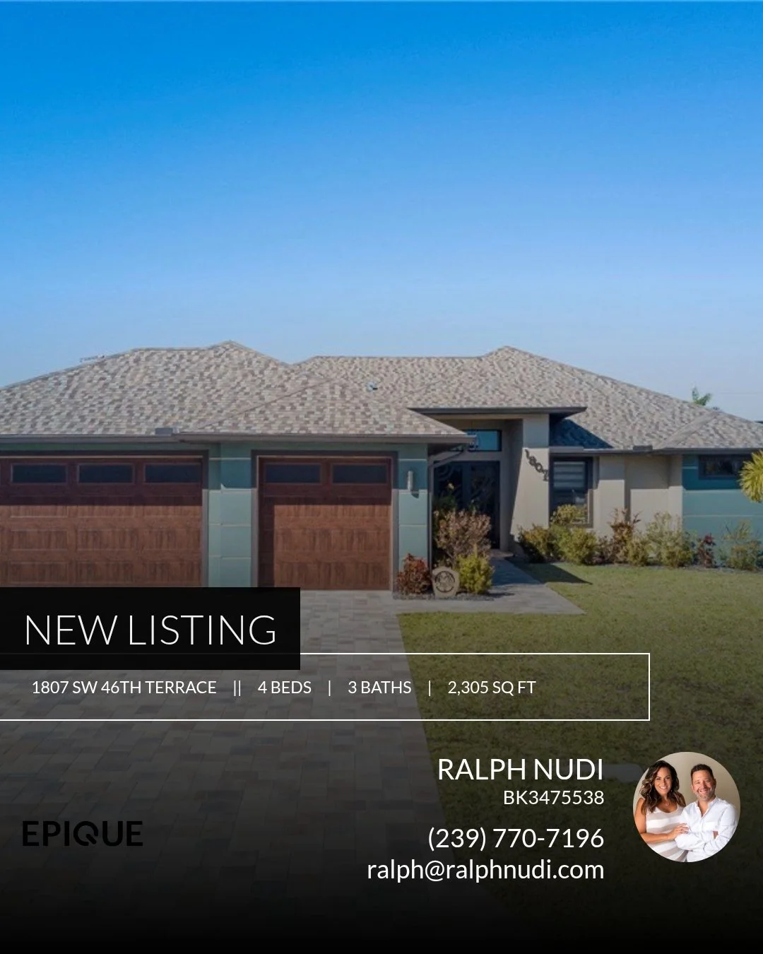 📍 New Listing 📍 Take a look at this fantastic new property that just hit the market located at 1807 Sw 46th Terrace in Cape Coral. Reach out here or at (239) 770-7196 for more information!

Listed by Amy Kelly

Subscribe to our YouTube Channel for 