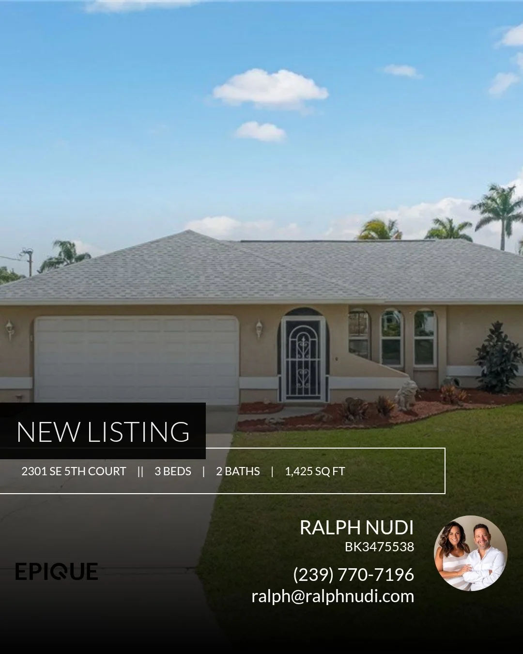 📍 New Listing 📍 Take a look at this fantastic new property that just hit the market located at 2301 Se 5th Court in Cape Coral. Reach out here or at (239) 770-7196 for more information!

Listed by Amy Kelly

Subscribe to our YouTube Channel for Lis