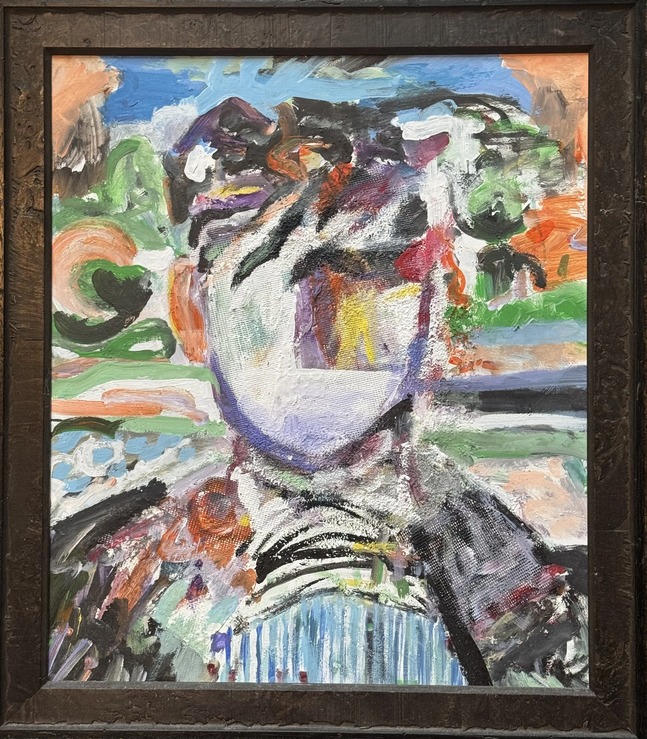 No. 49. Mixed Media, Panel 16" x 18"     +Frame