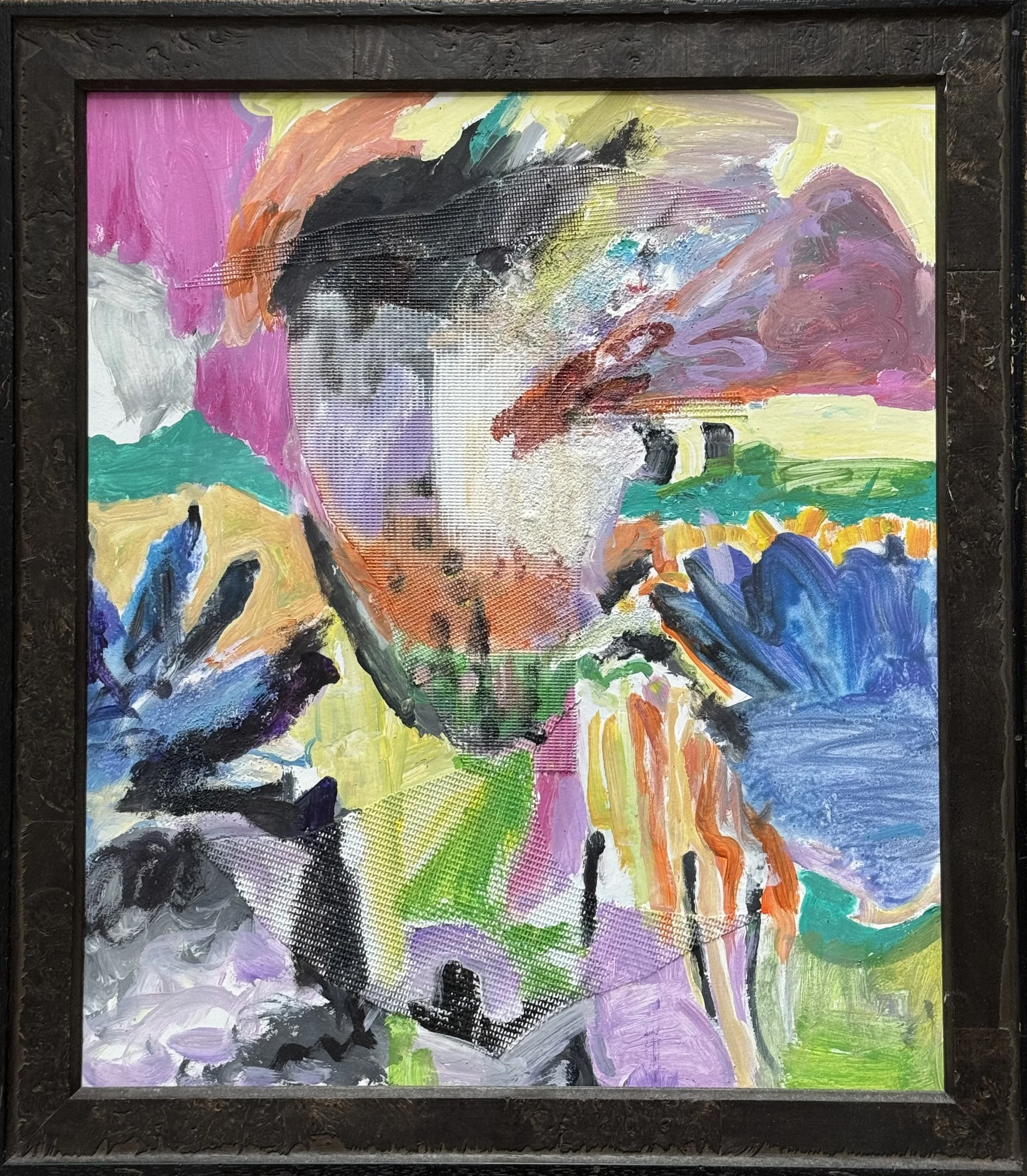 No. 50. Mixed Media, Panel   16" x 18"     +Frame