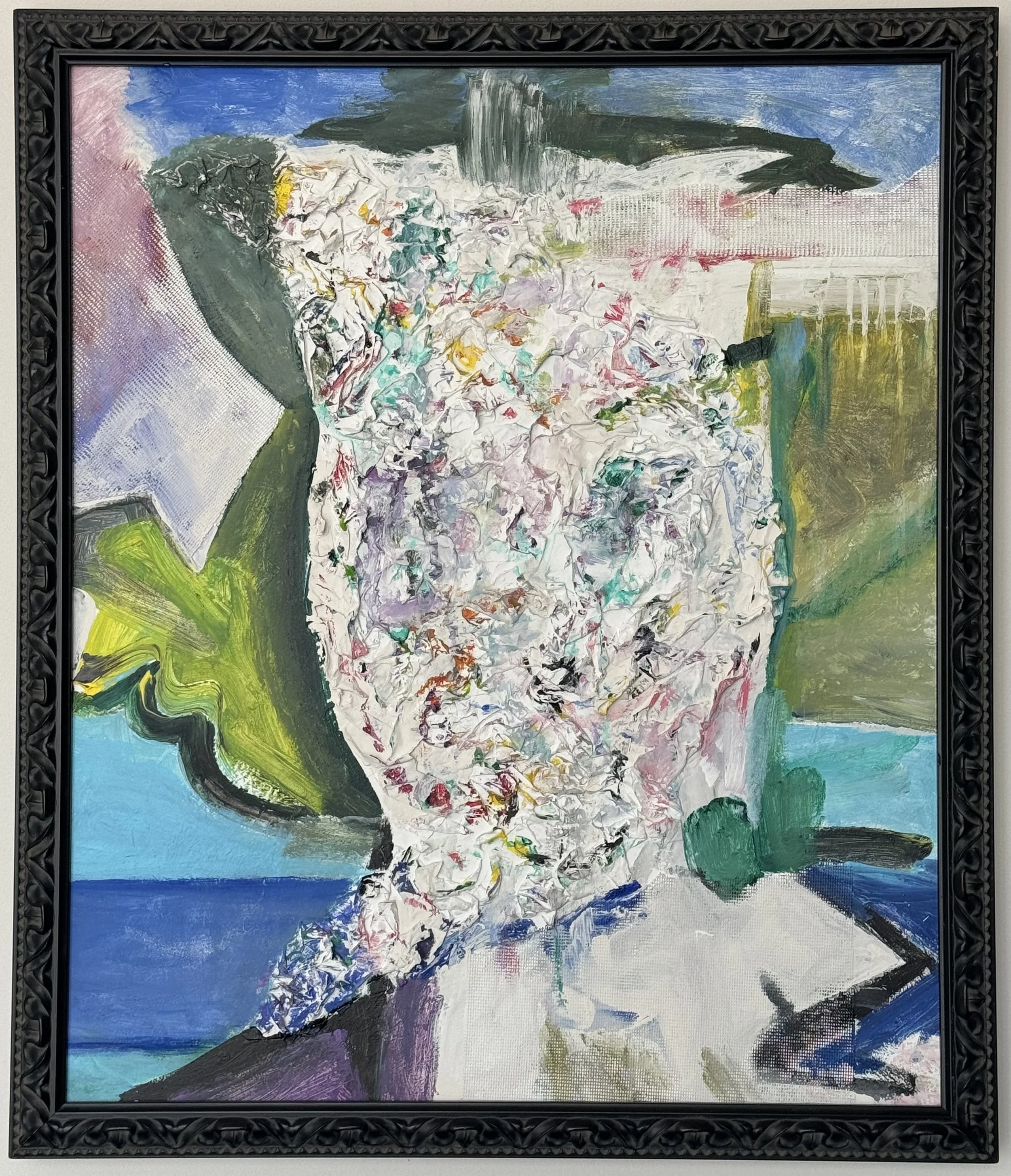 No. 48.    Mixed Media on Panel   +Frame 