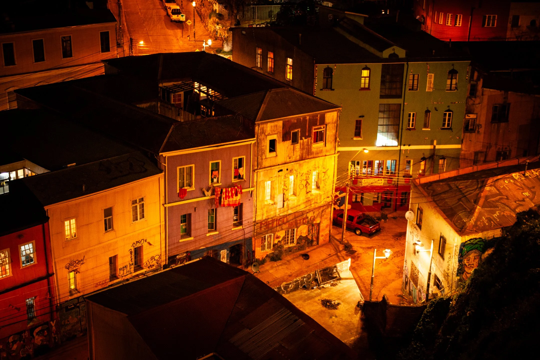 Valparaiso illustration process 8