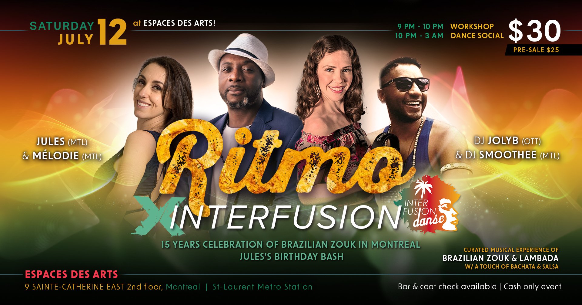 Ritmo do Abraço X Interfusion Danse - Édition Spéciale 15 ans