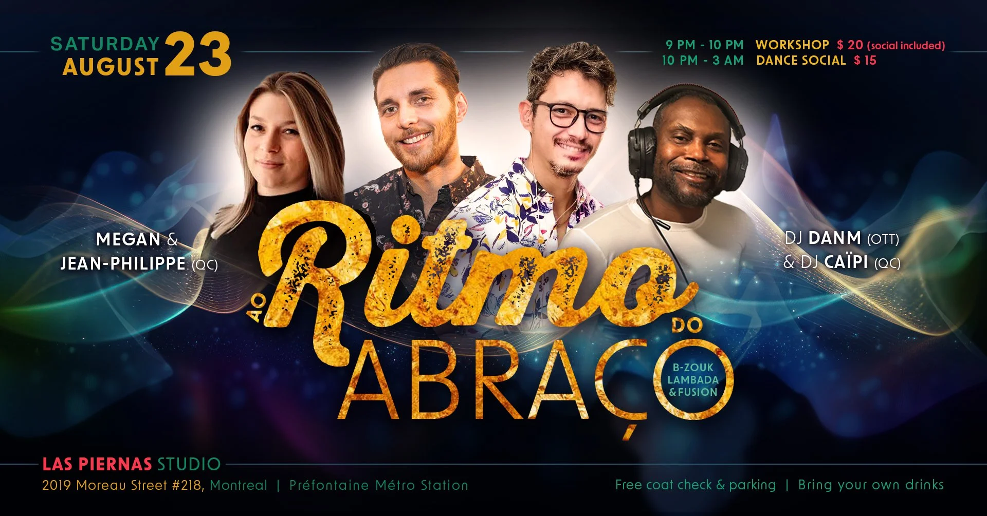 Ritmo do Abraço - Social de Zouk Brésilien