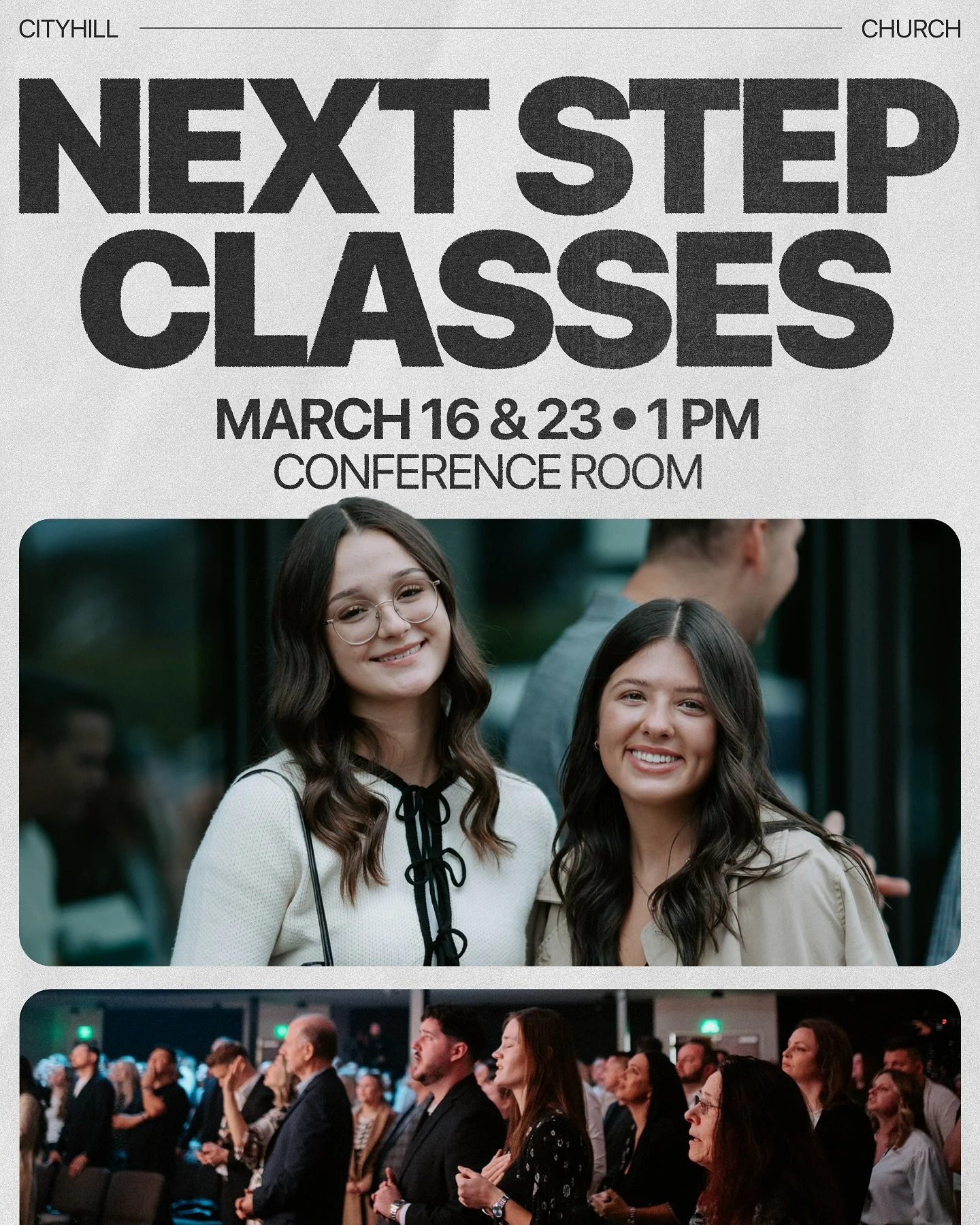 Ready to take the next step and become a member at CityHill Church? Join us for informational sessions on 3/16 and 3/23 right after service. Learn about our mission, our beliefs, and ask questions! 

#cityhillchurch