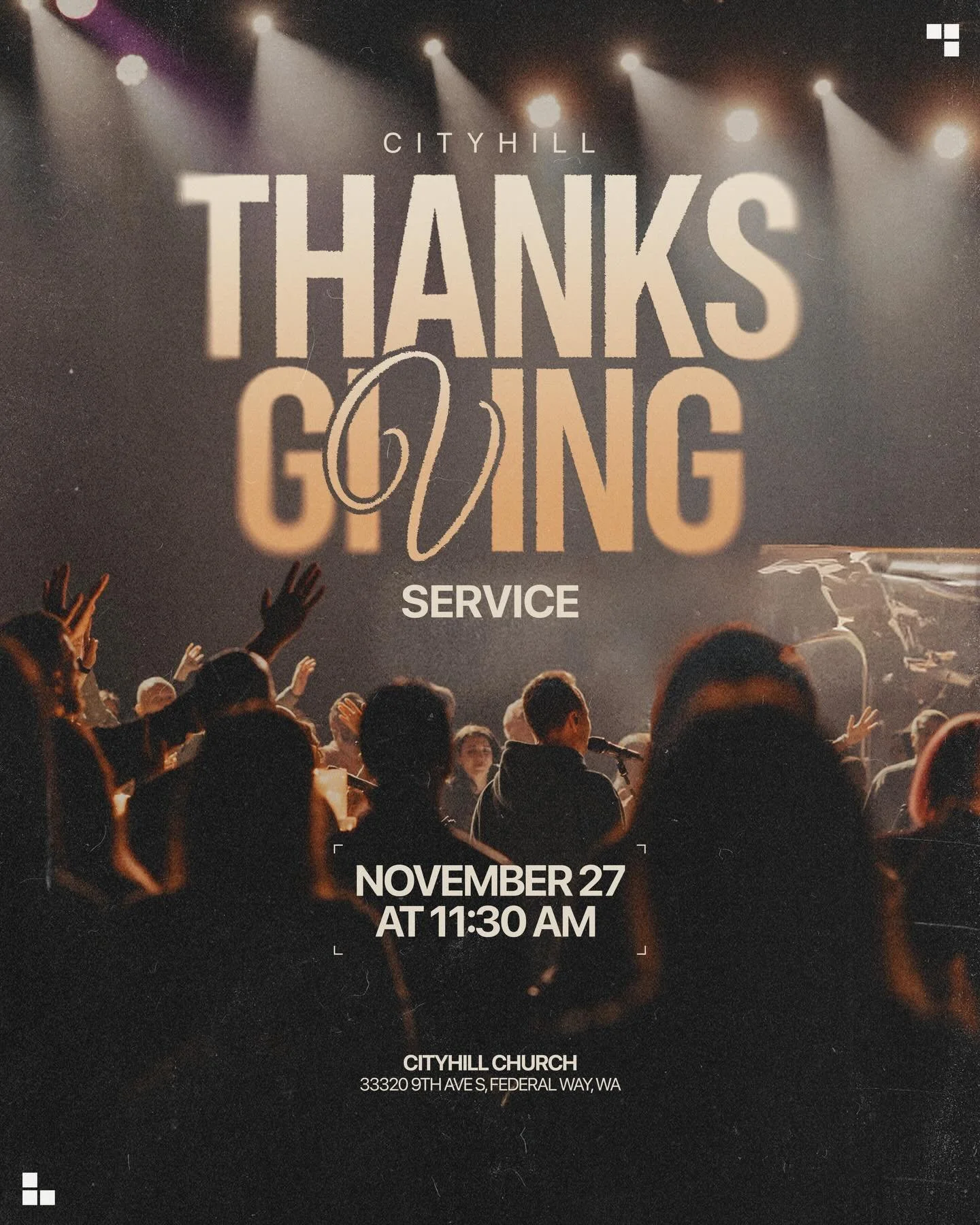 Thankful for His presence, Thankful for His people.
Join us Thanksgiving morning, Thursday at 11:30pm🫶🏼
