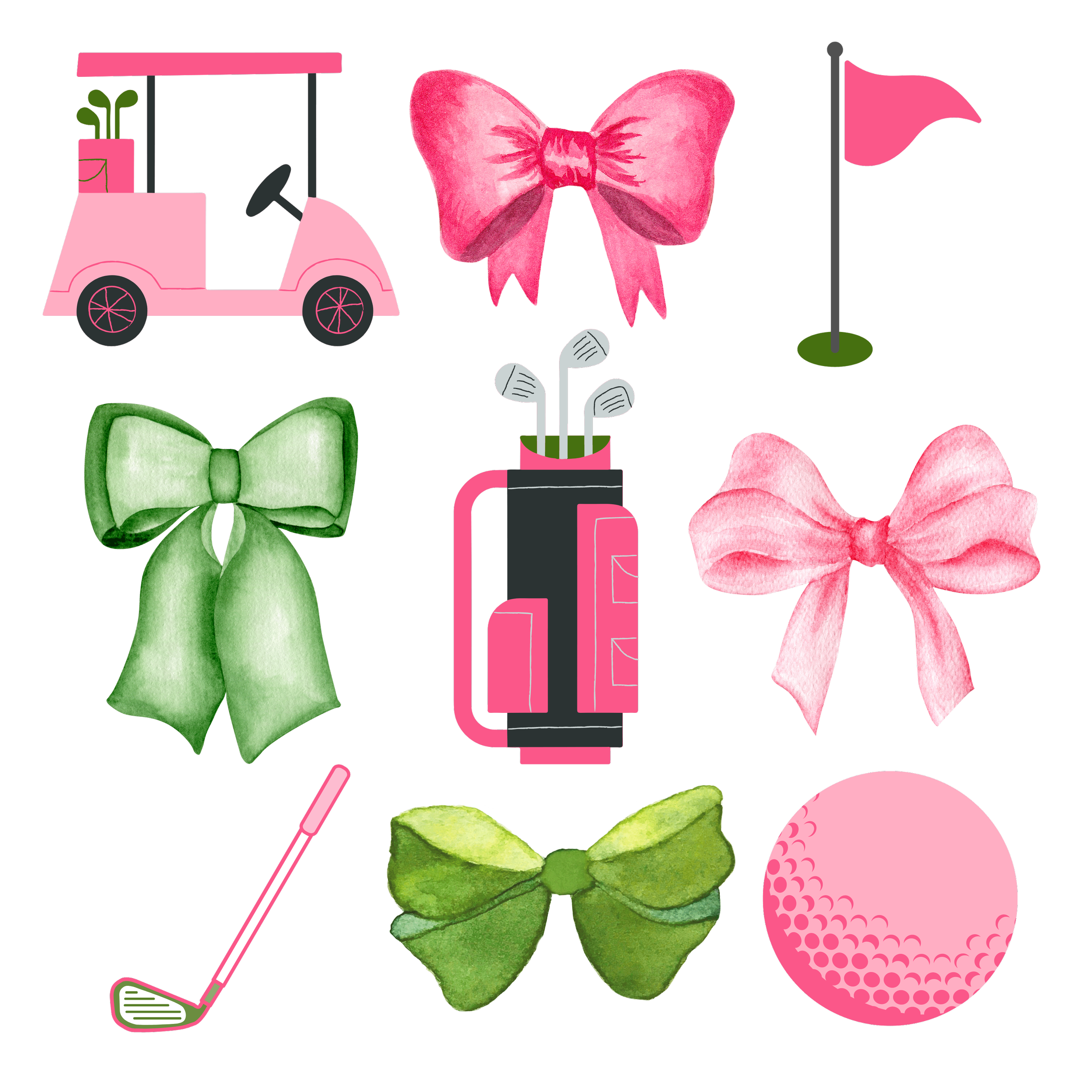 Golf Faves DTF Transfer