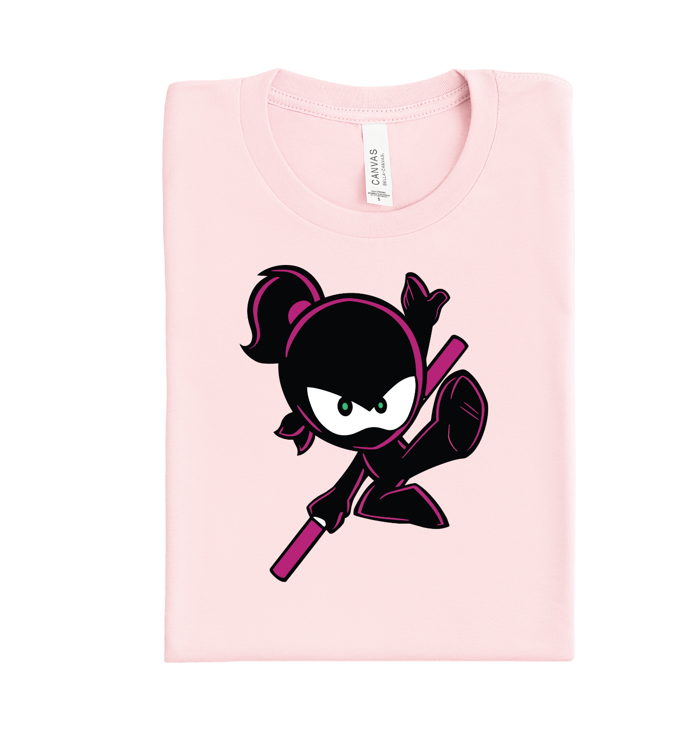 Pink Ninja DTF Transfer