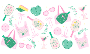 Pickleball Lover UV DTF Cupwrap