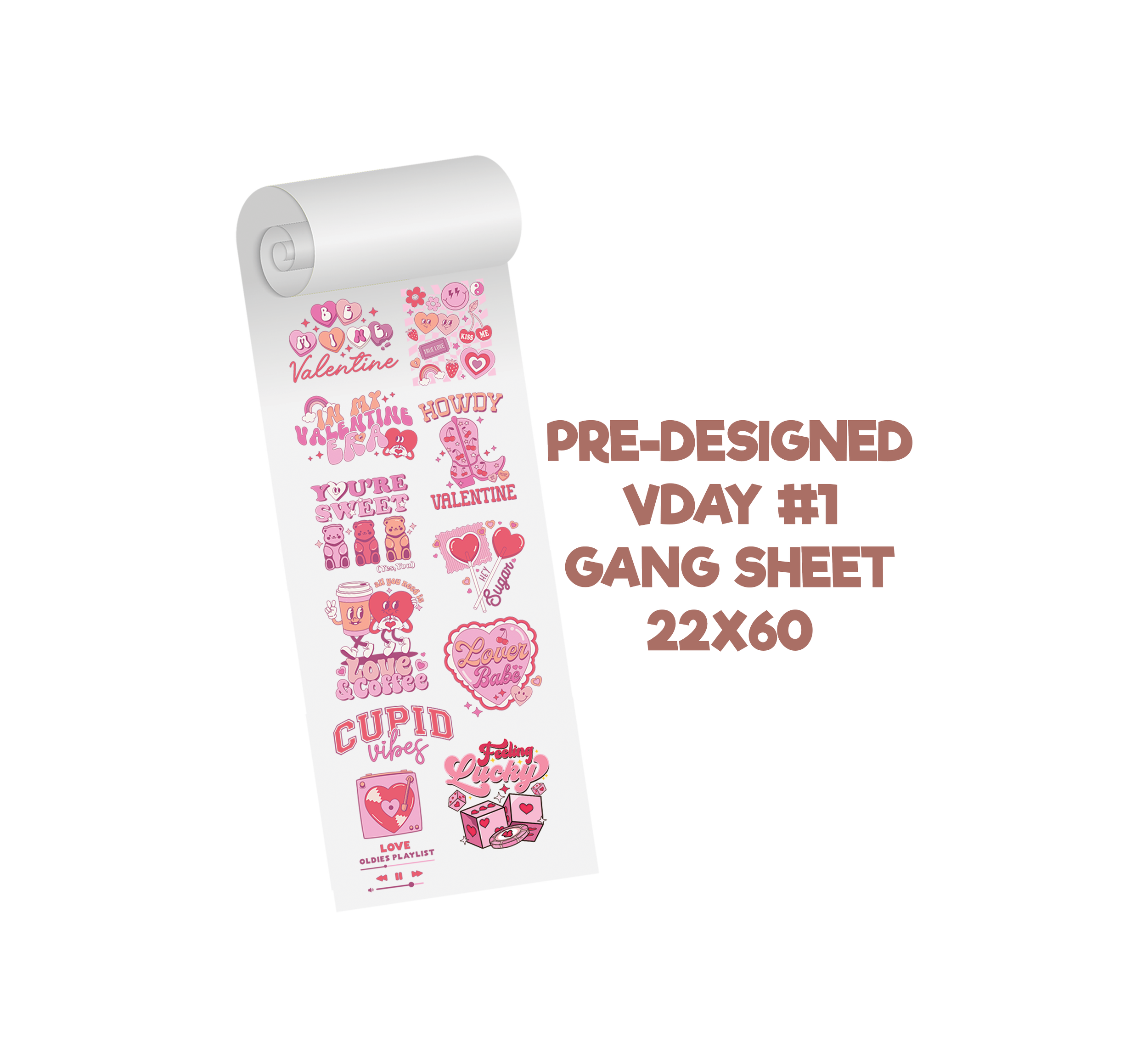 Predesigned DTF Transfers