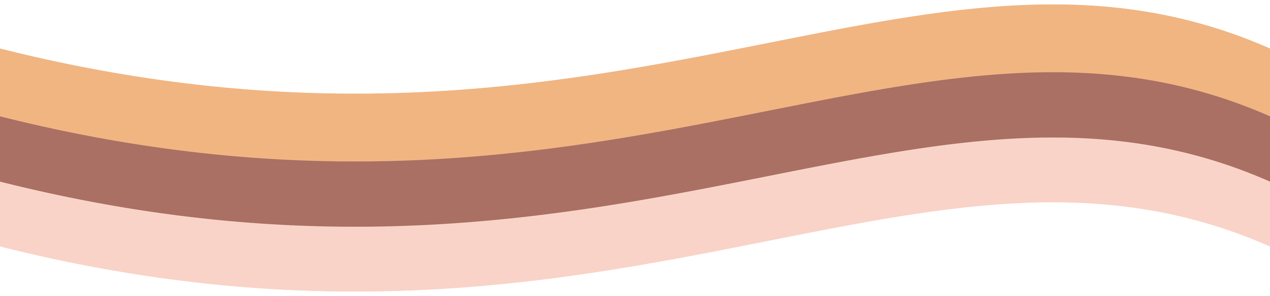 Abstract wavy stripes in shades of beige, brown, and pink.