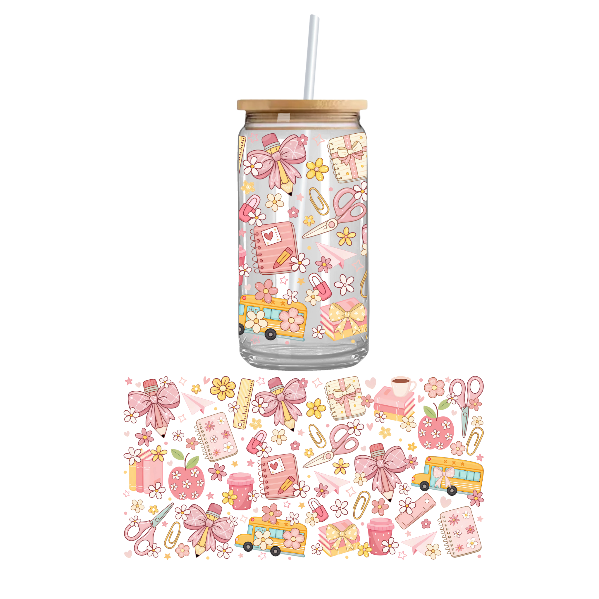 Cute but Educated UV DTF Cupwrap