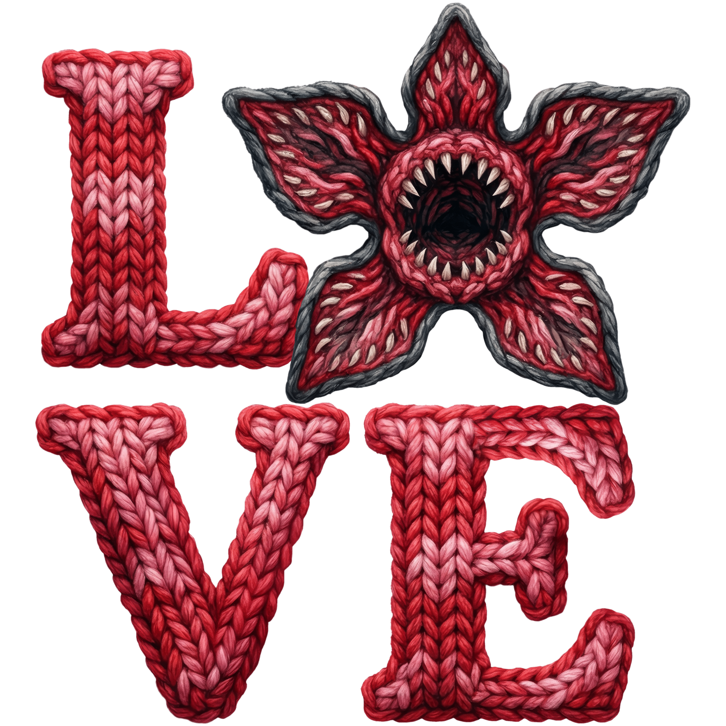 Knitted Love DTF Transfer