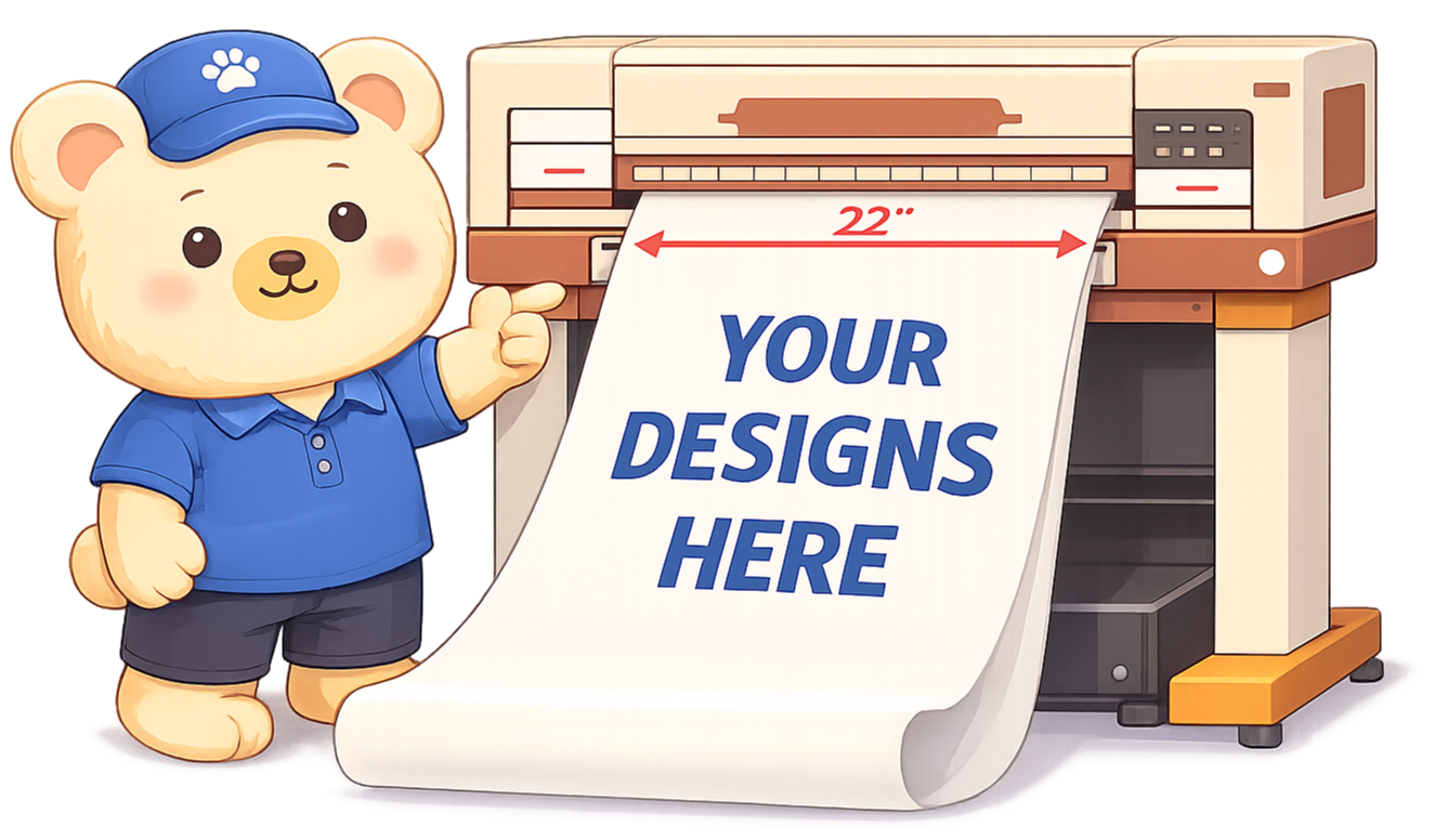 Custom DTF Transfers gang sheets