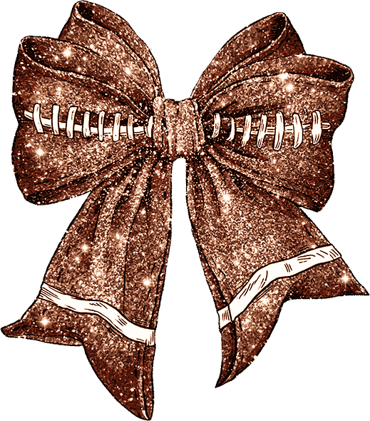 Football Bow DTF Transfer