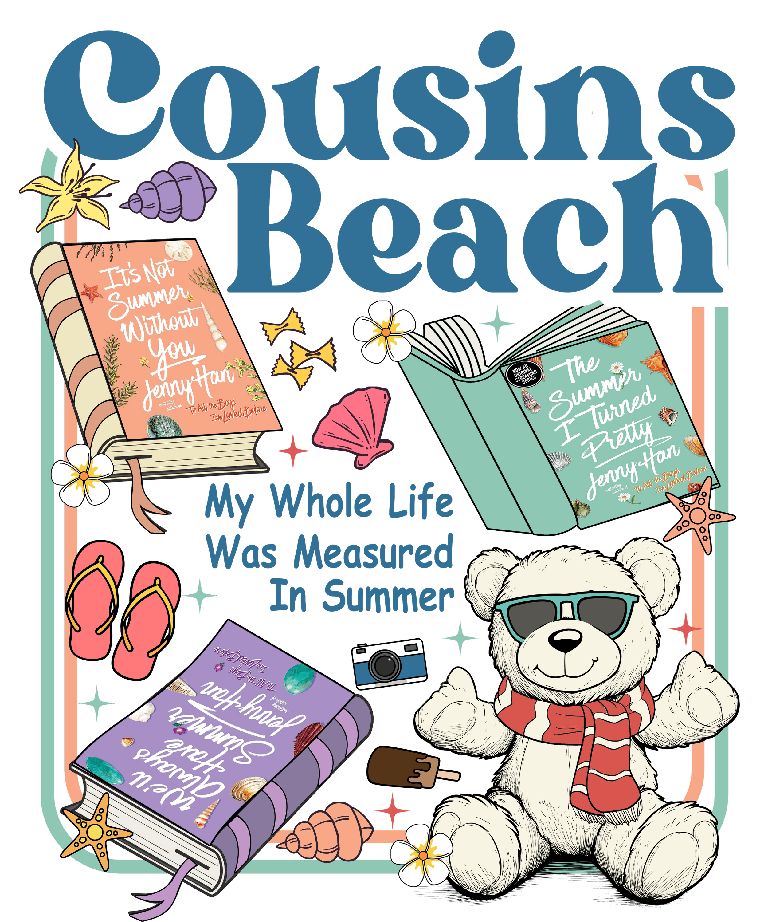 Cousins Beach DTF Transfer