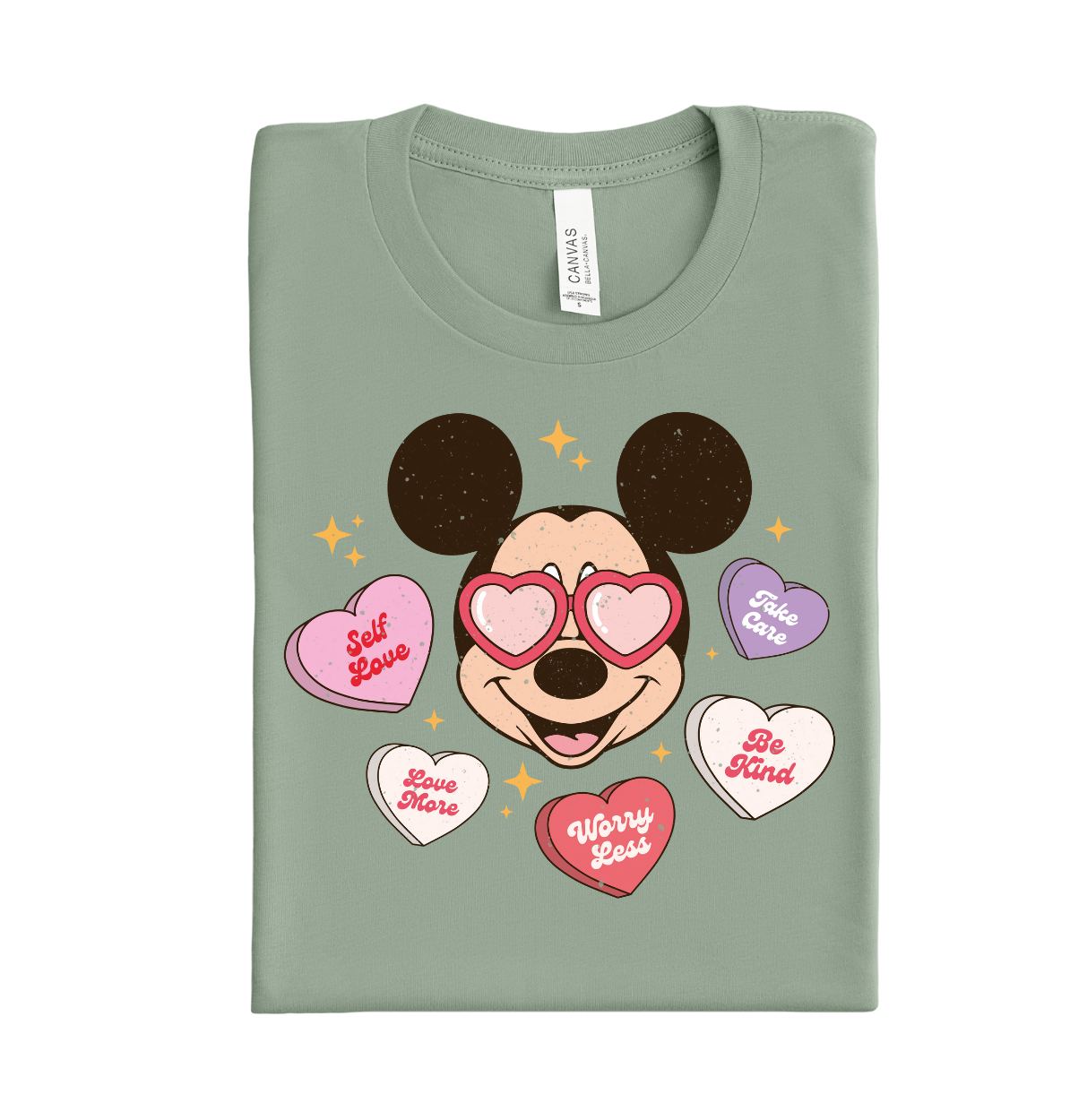 Be kind message full color DTF heat transfer design