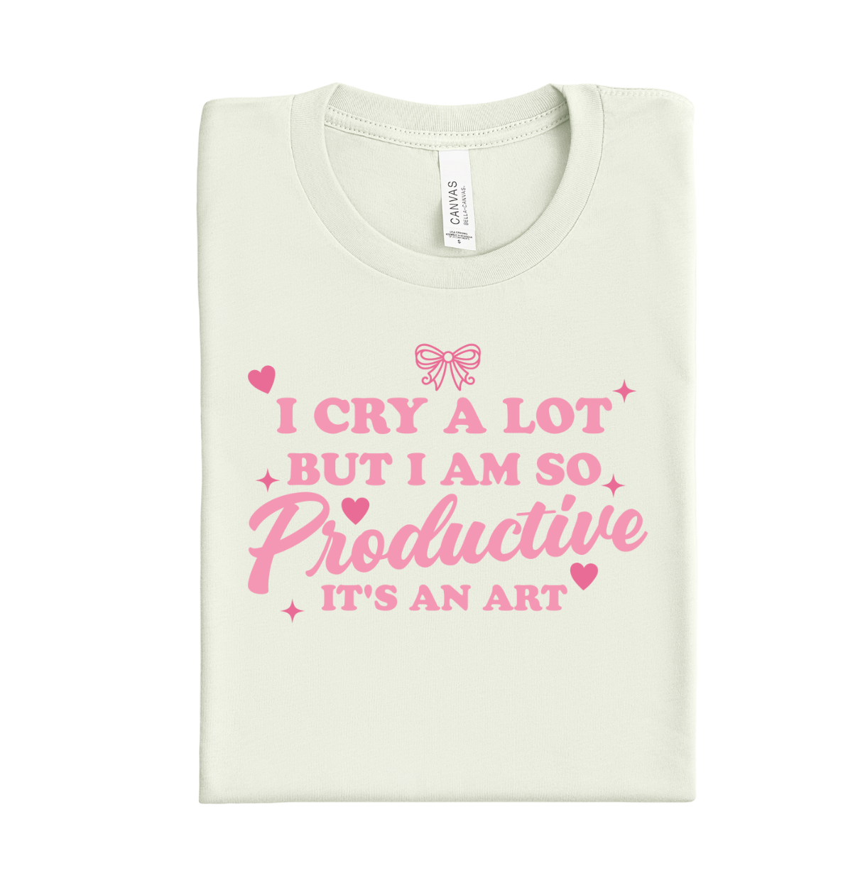 I cry a lot but I am so productive full color DTF transfer