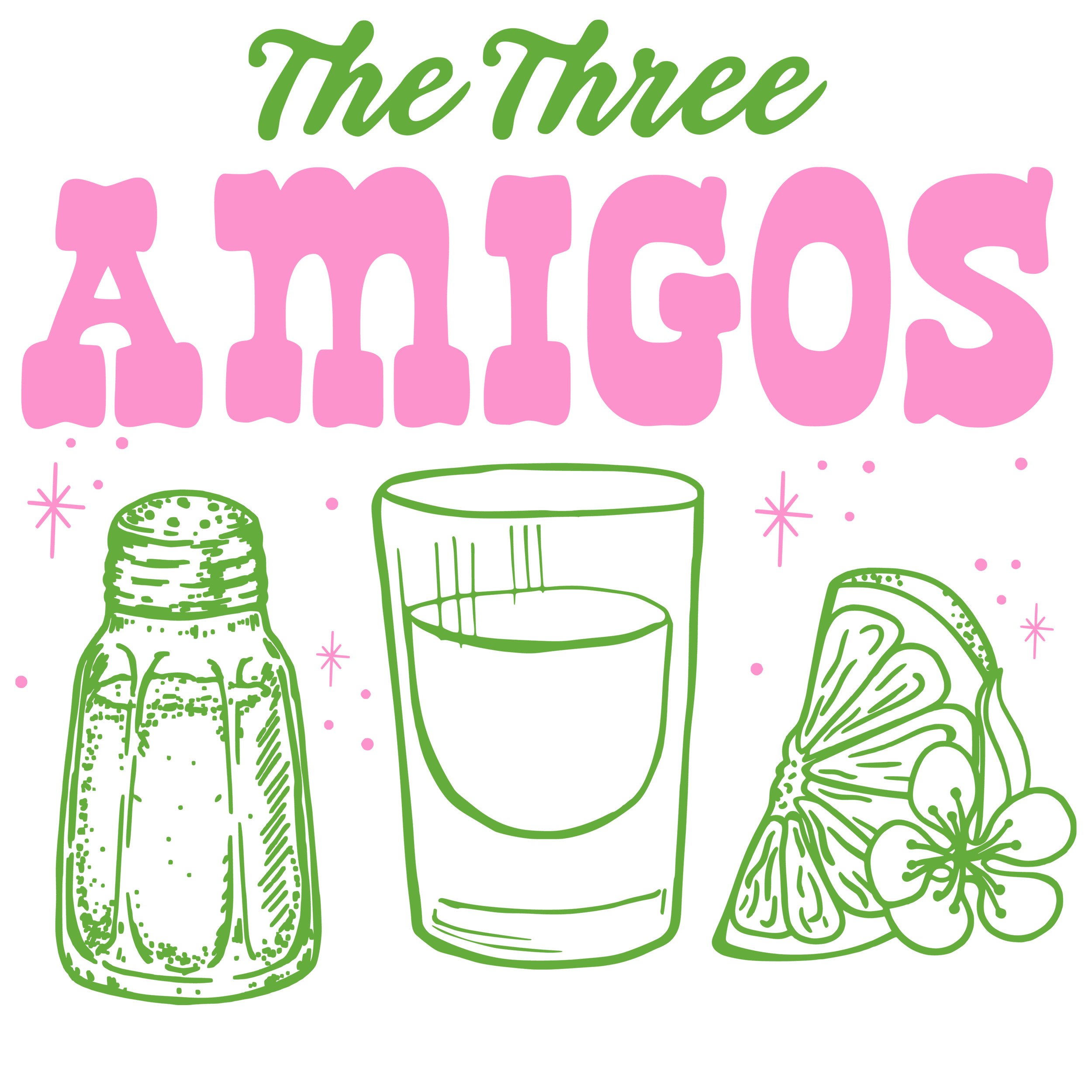 Three Amigos DTF Transfer