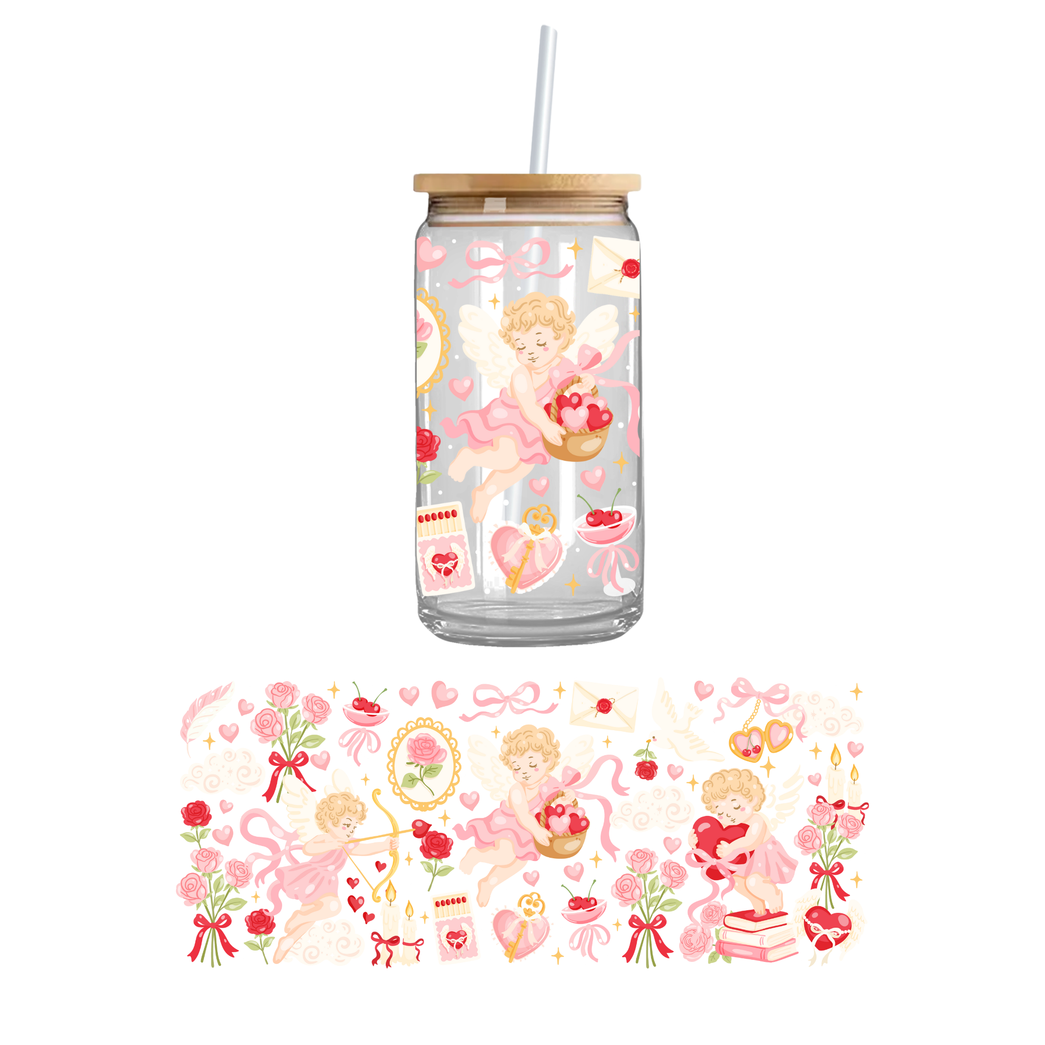 Cupids Cup UV DTF Cupwrap