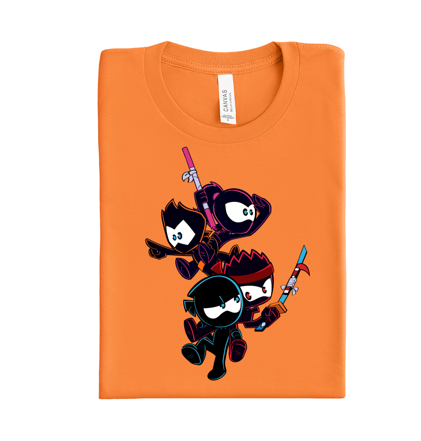 Kids Ninja Squad DTF Transfer