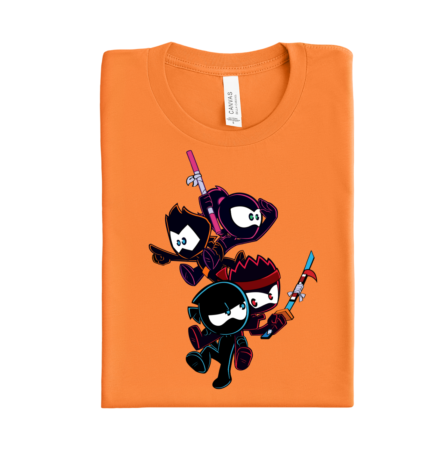 Kids Ninja Squad DTF Transfer