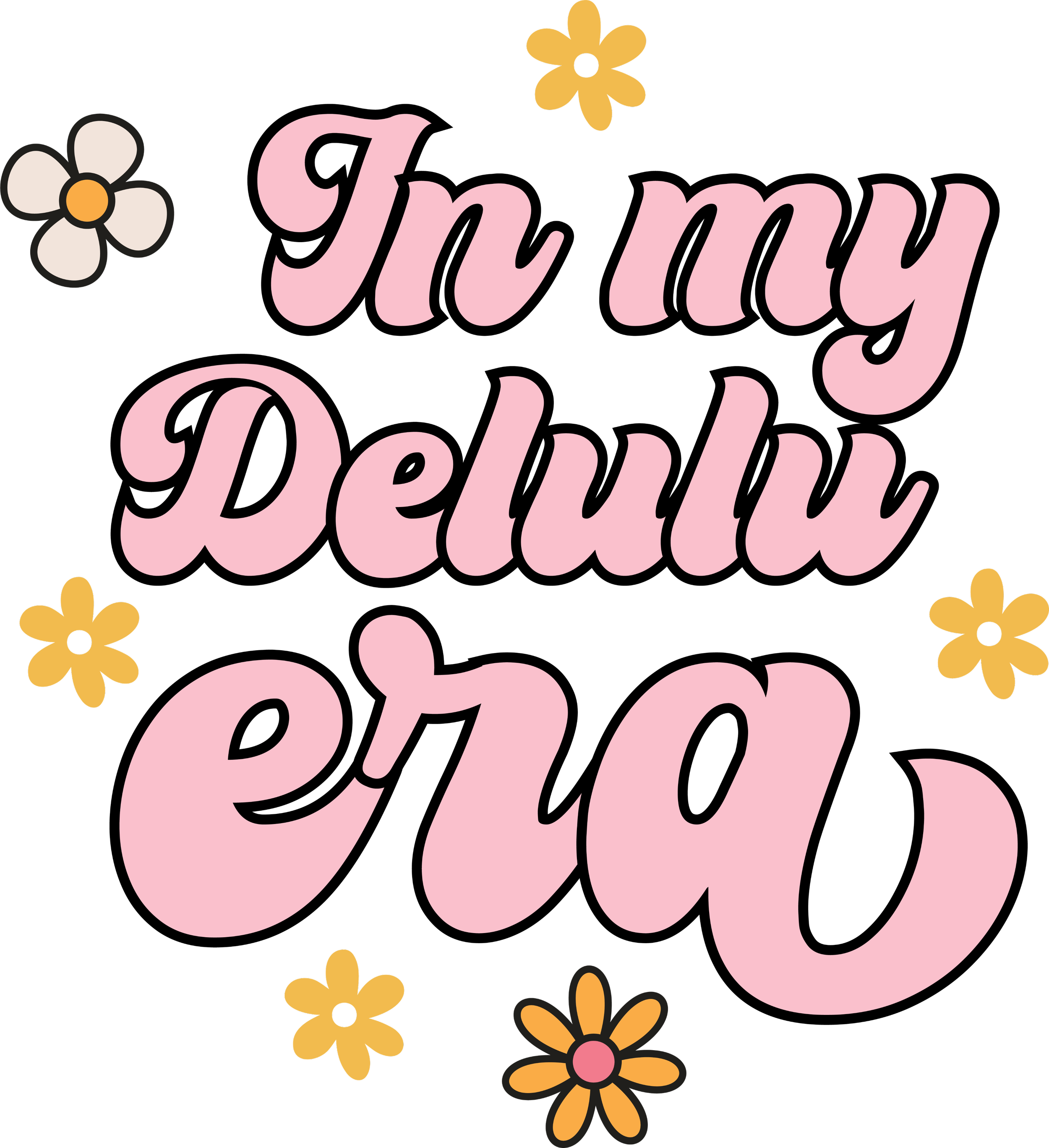 In my Delulu Era DTF Transfer