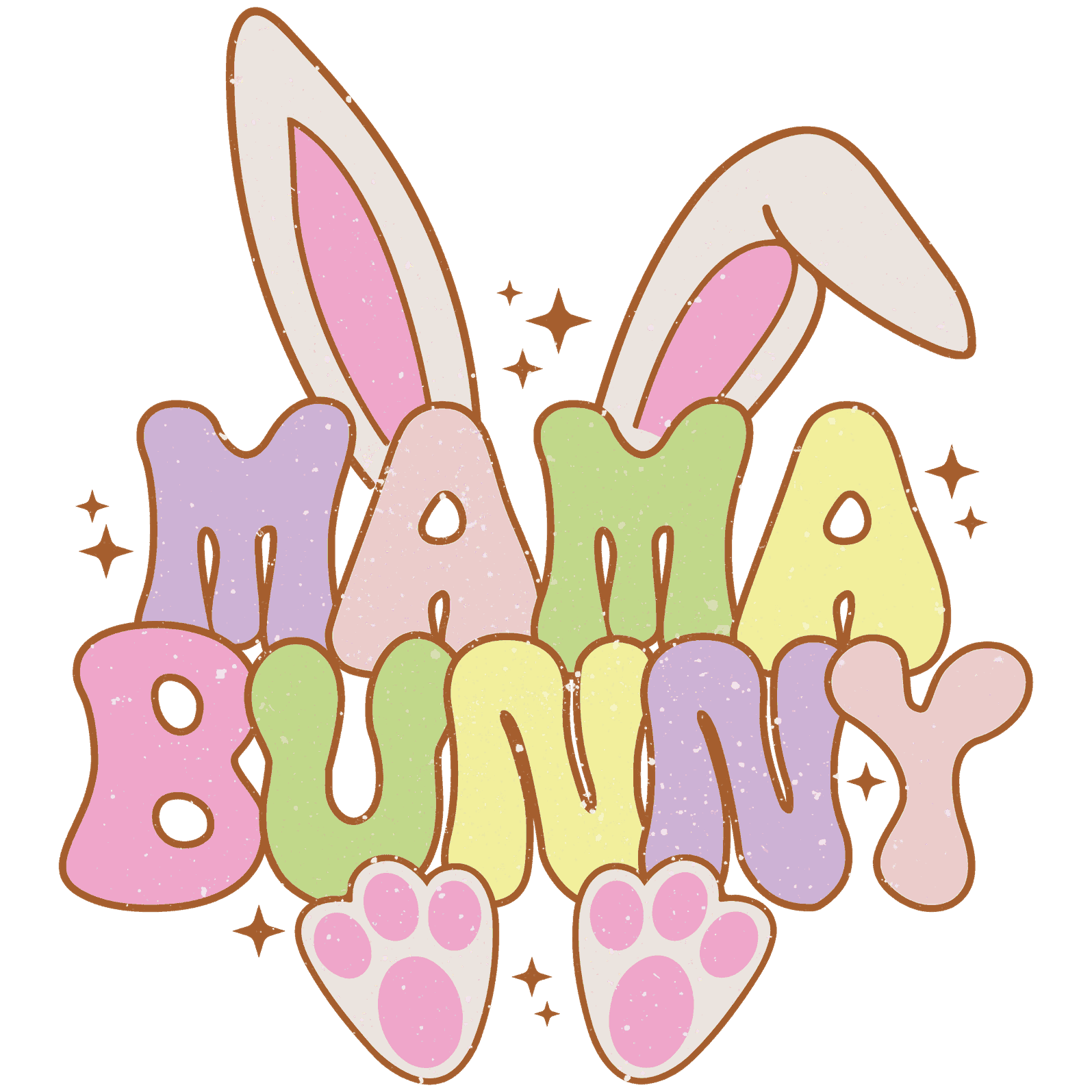 Mama Bunny DTF Transfer.png