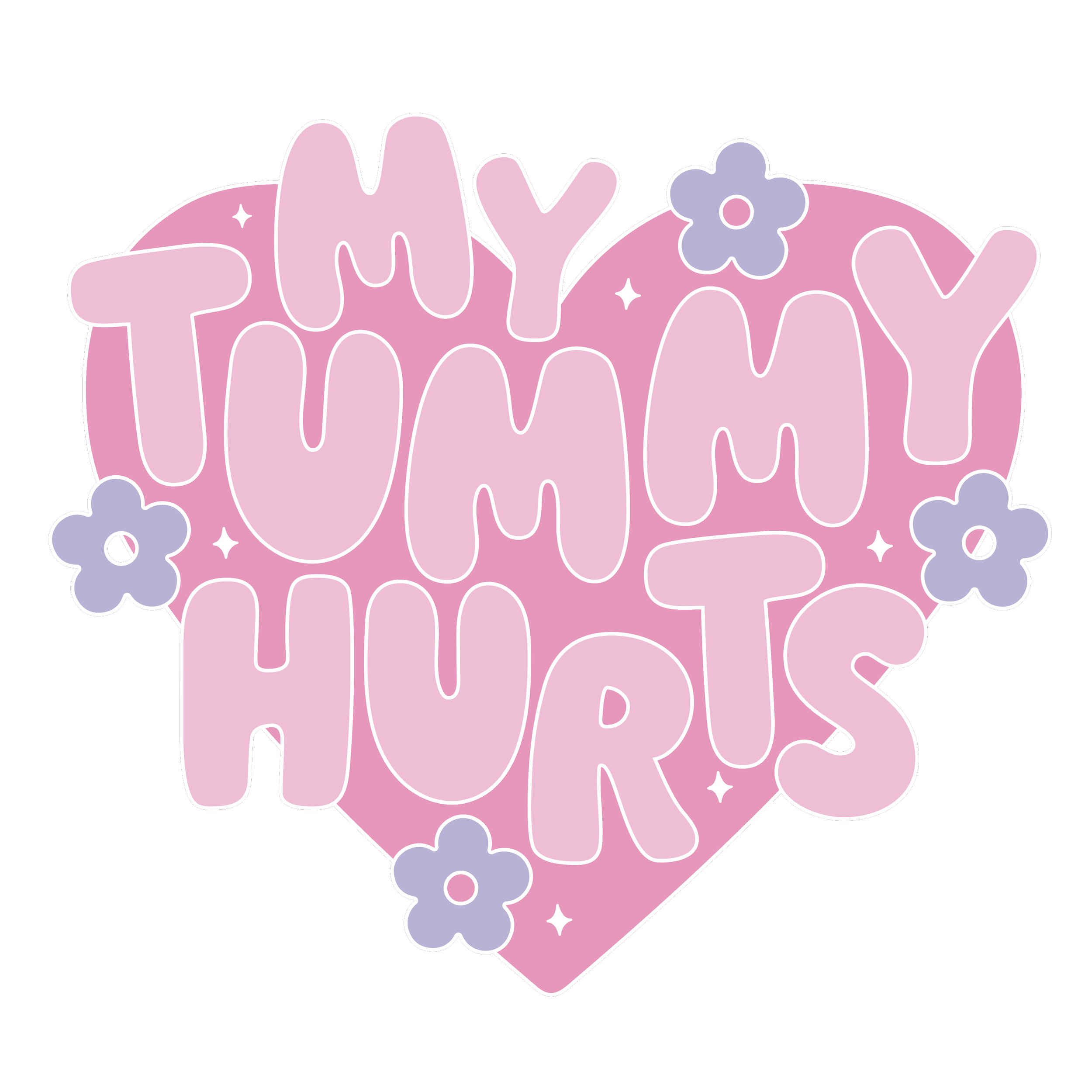 My Tummy Hurts DTF Transfer