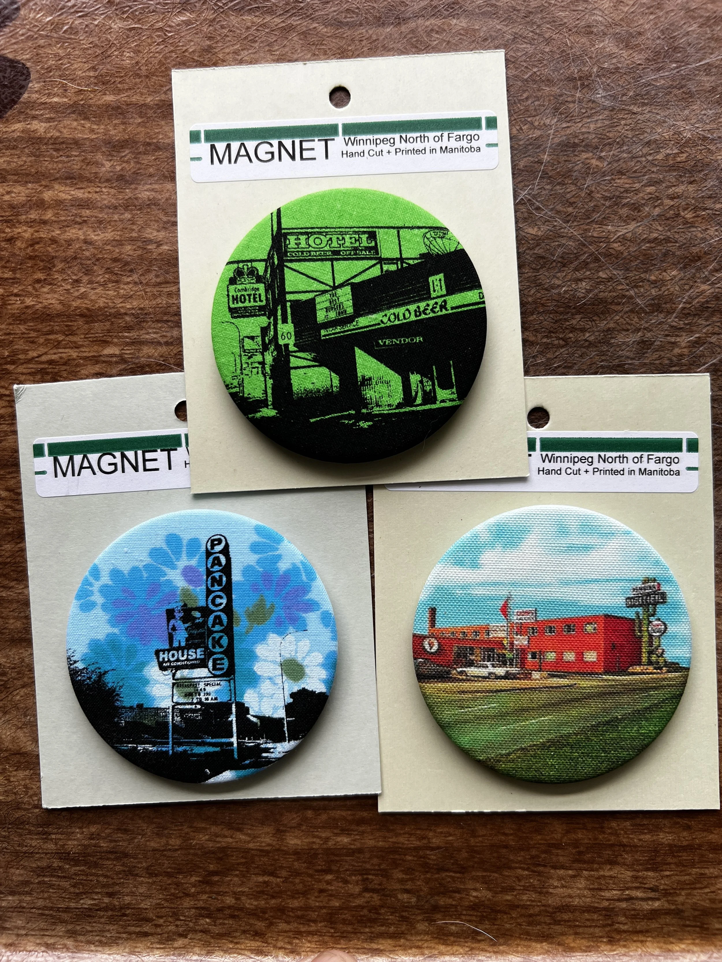 WPRFM 6 Winnipeg north of Fargo magnets.JPG