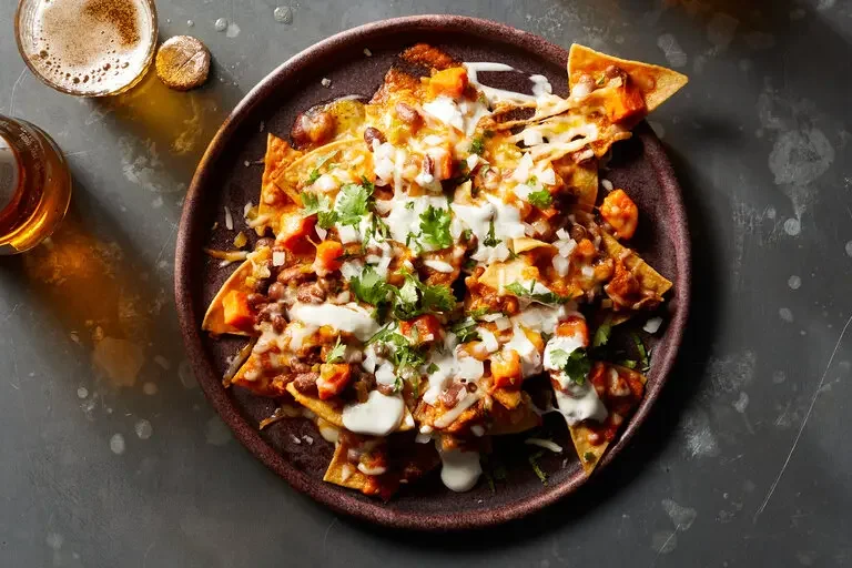 hearty bean nachos.webp