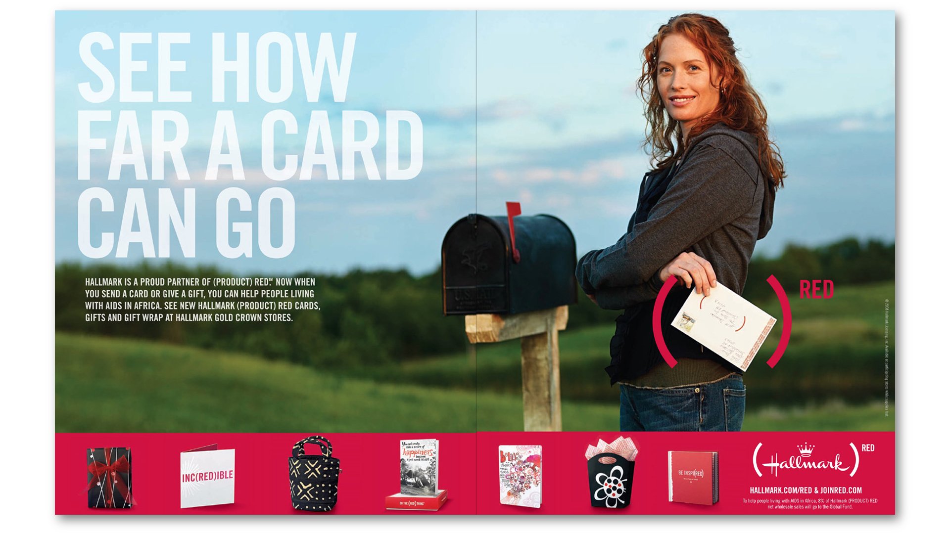 National print campaign - center spread
