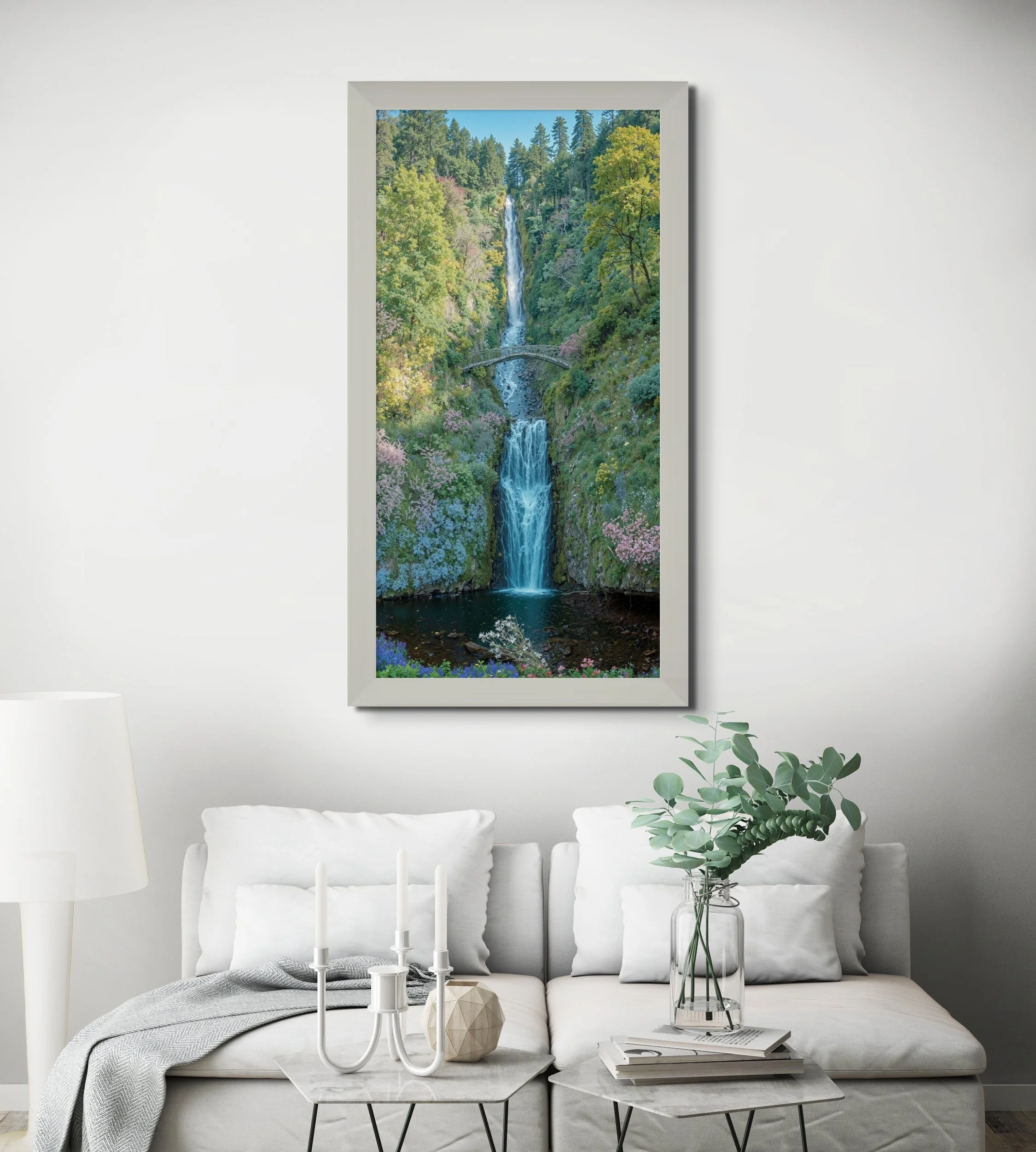 Multnomah Falls on the wall