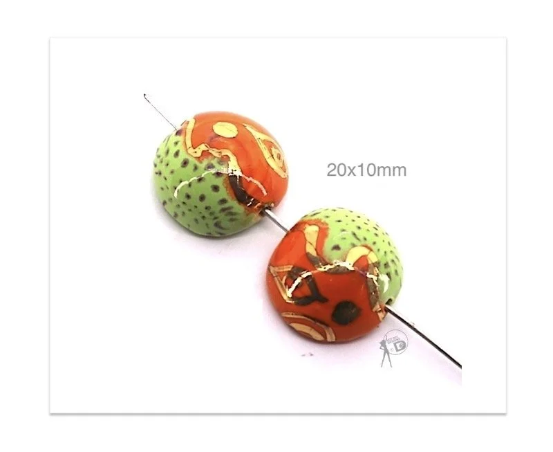 Ceramic Bead NDDB4 - Pair