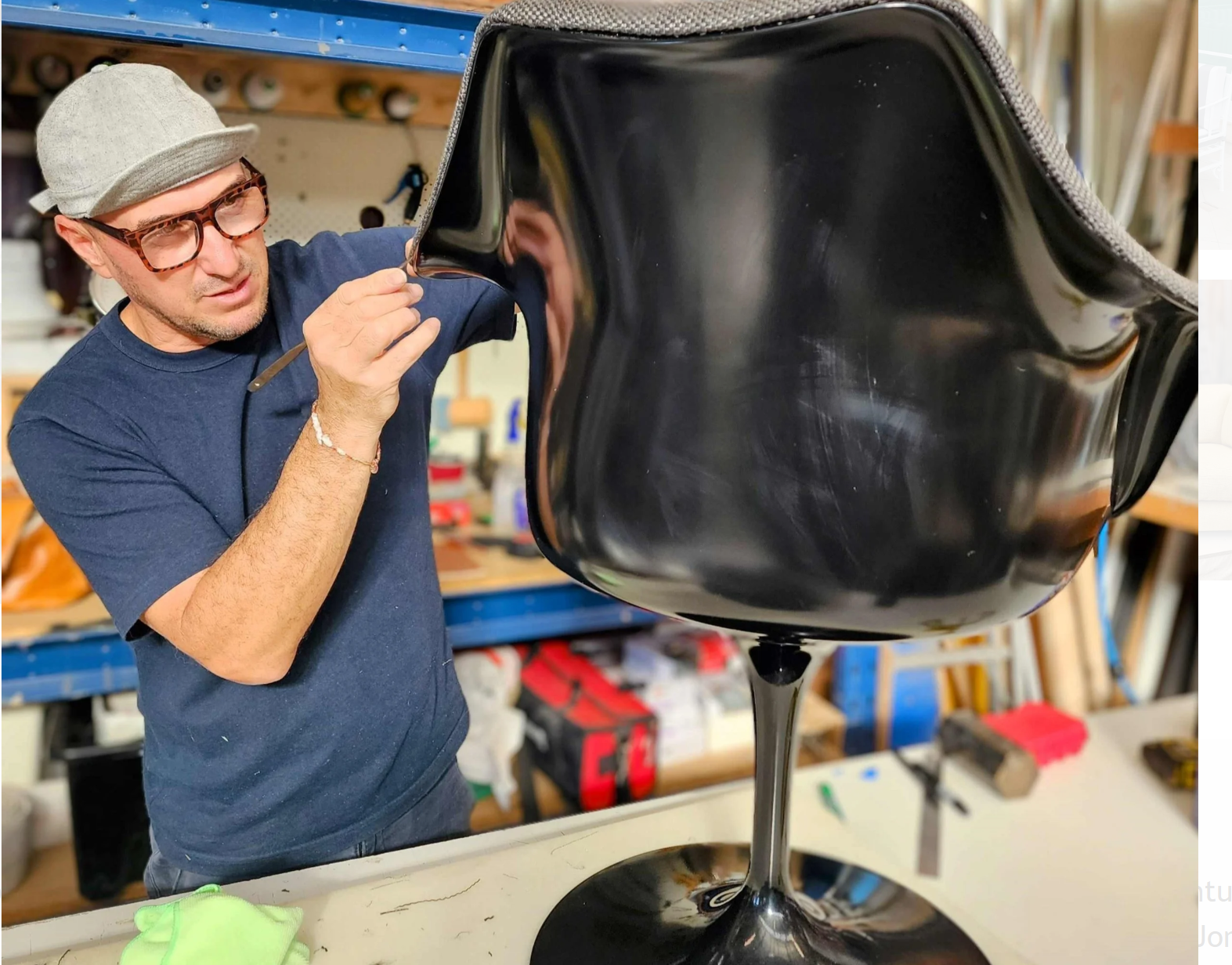 Mid-century restoration.  