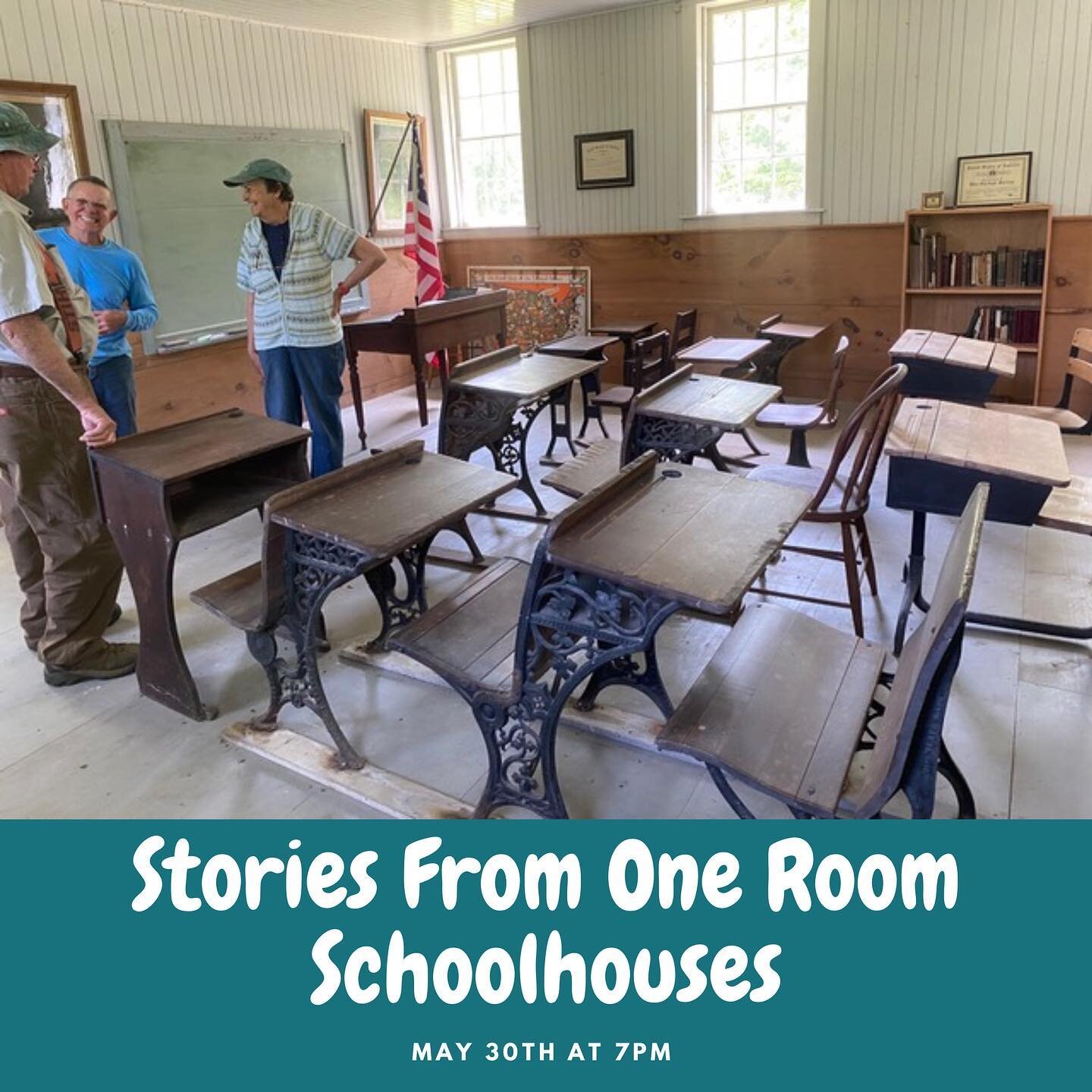 We can't wait for this event hosted by the Guilford Historical Society!

Don't miss the chance to come hear some of our revered Guilford elders talk about their experiences attending a one-room school. Starting in 1809, Guilford had 14 one-room schoo