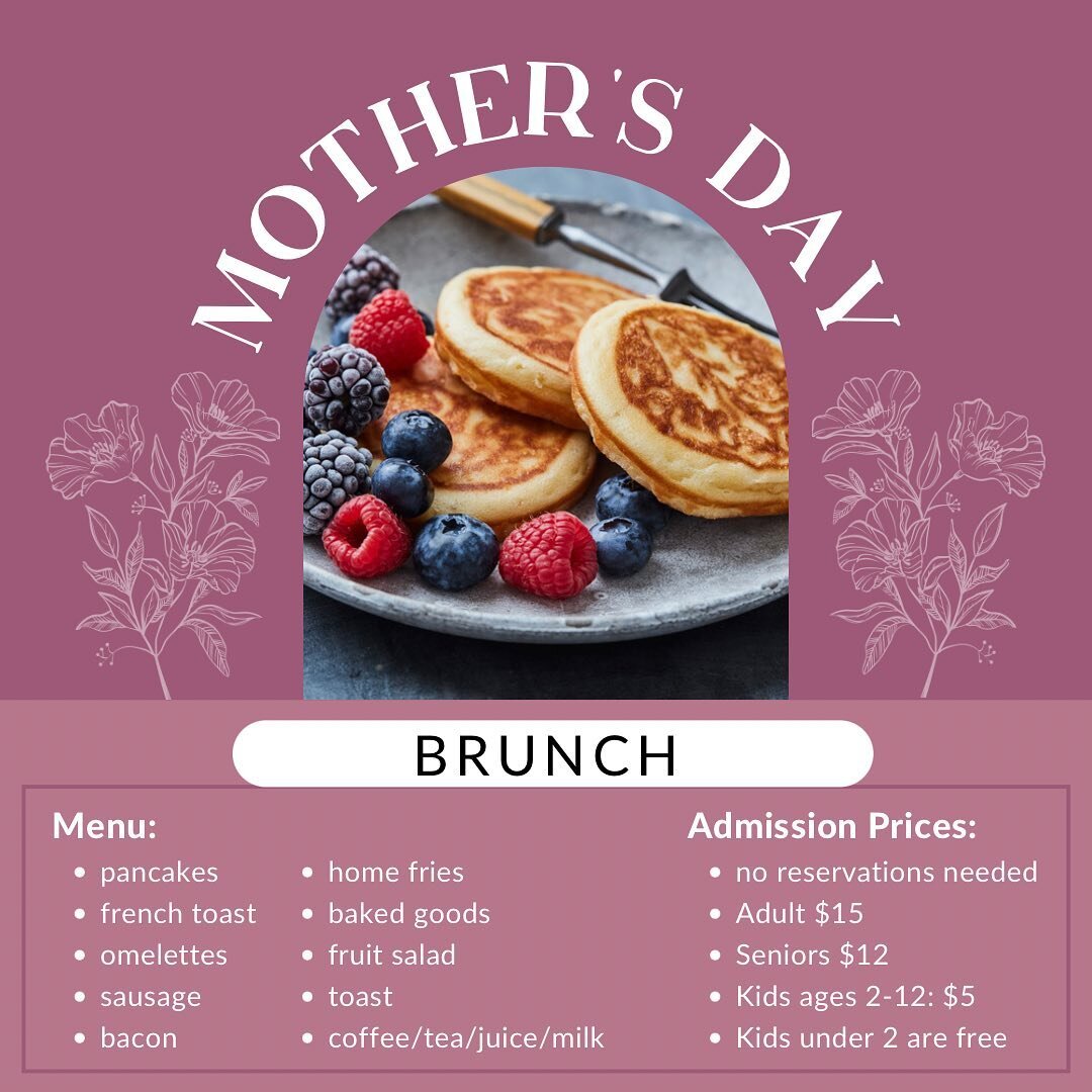 Do you have a plan for Mother's Day yet? 

Sunday May 14th the Broad Brook Grange is hosting its 23rd annual Mother&rsquo;s Day Brunch from 7:00 am to 1:00 pm. The all-you-can-eat brunch features a delicious menu including Hal's famous made to order 
