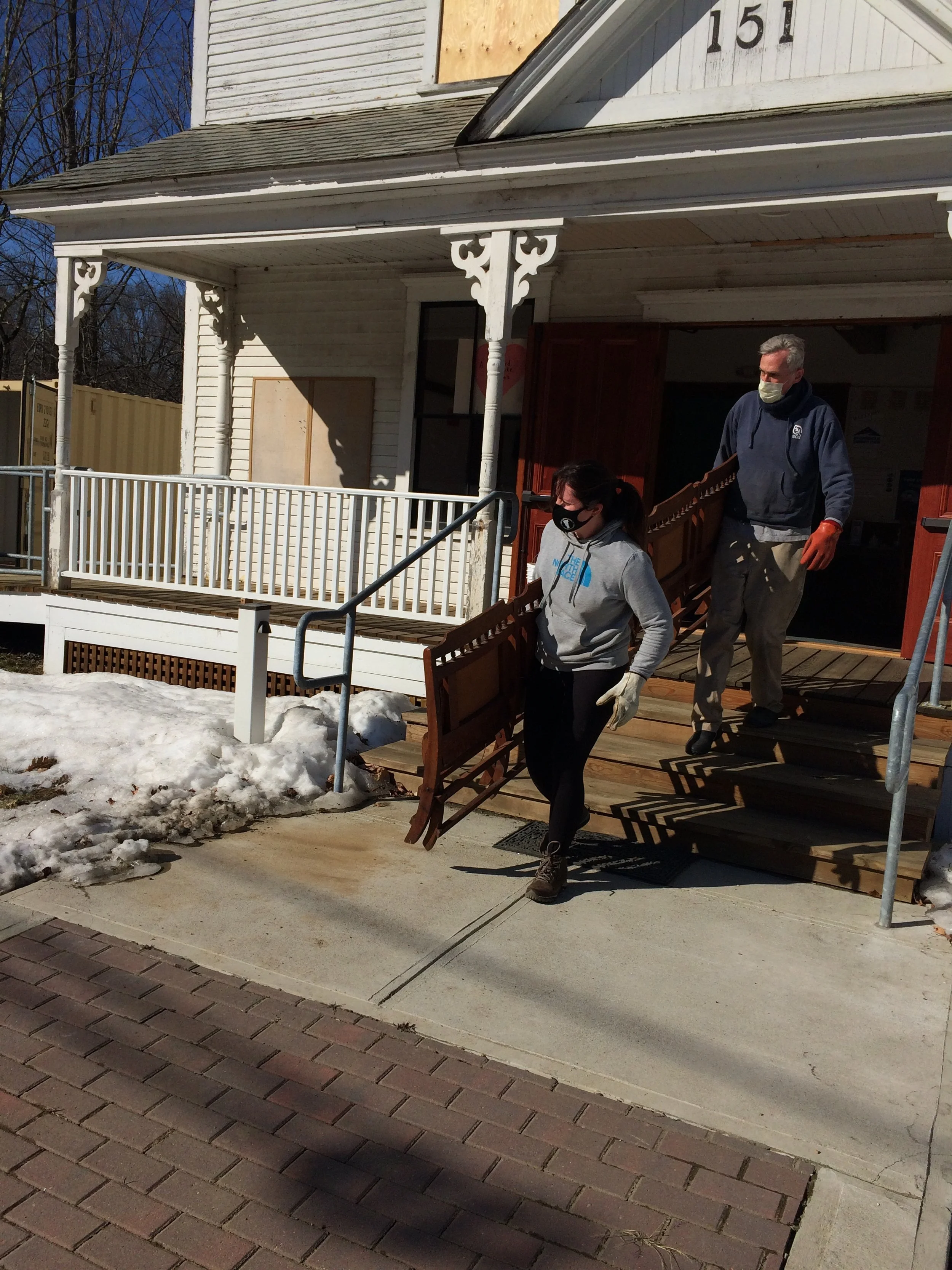 Moving out before construction phase two.