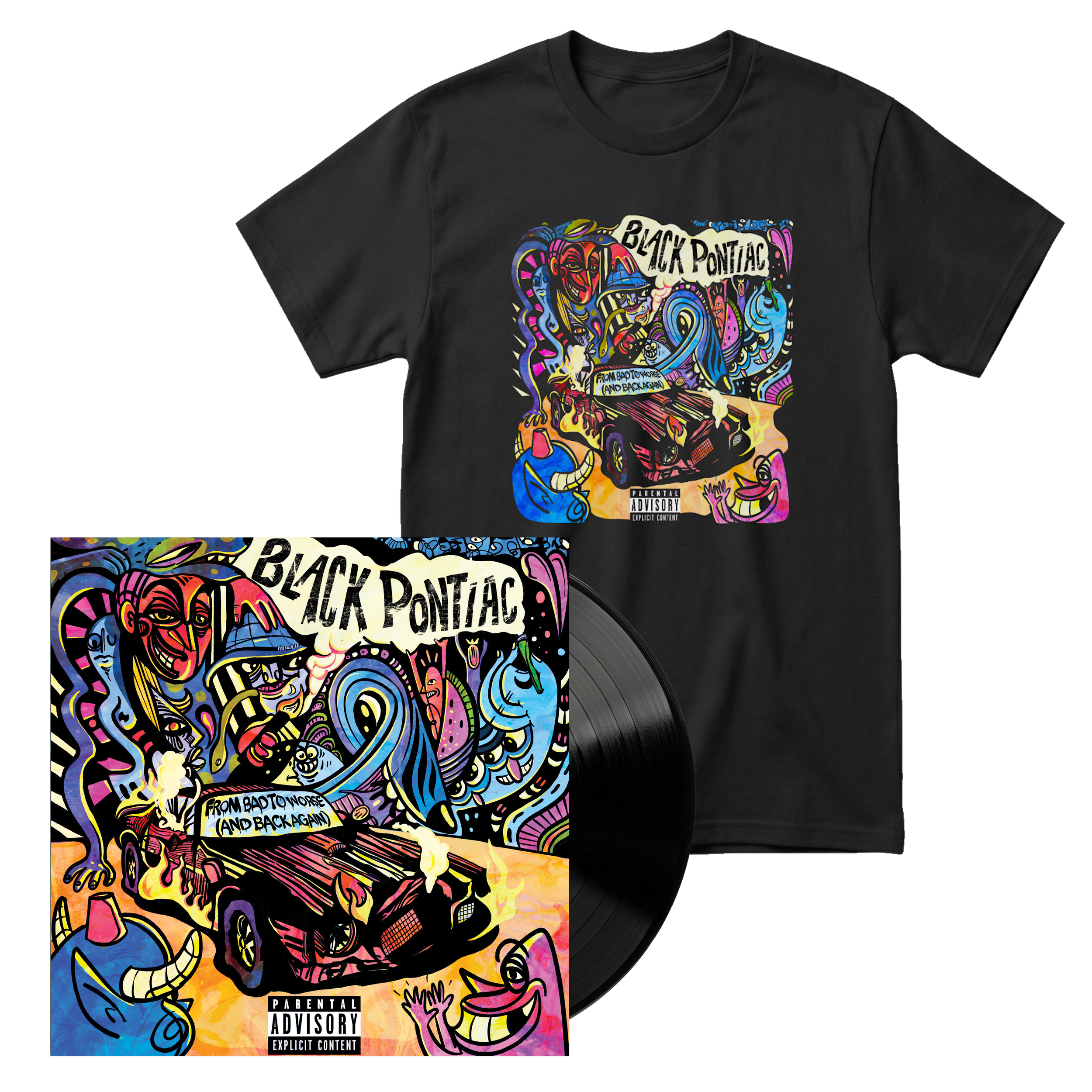 Vinyl + Shirt Bundle - From Bad to Worse (And Back Again)