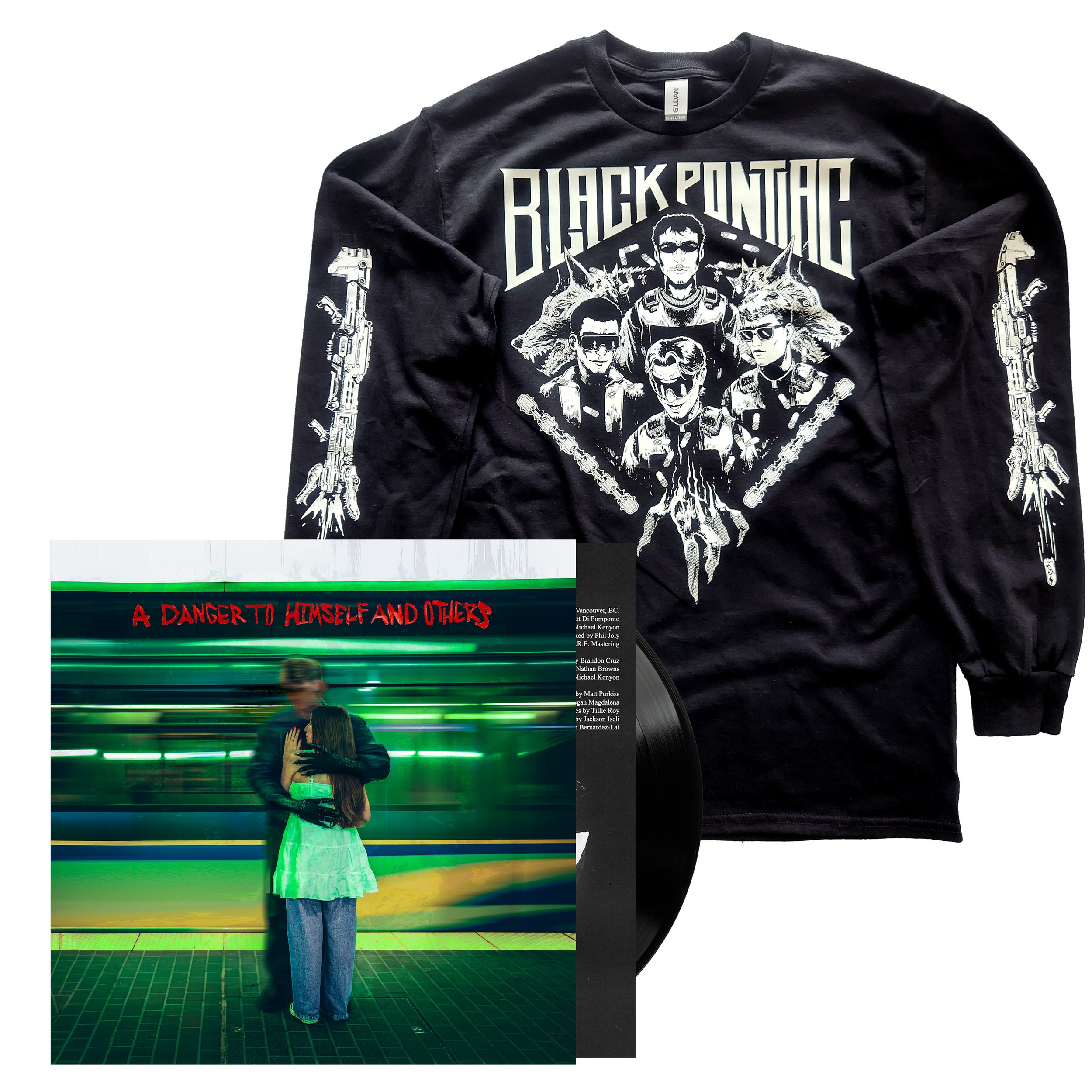 Vinyl + Longsleeve Bundle - A Danger to Himself and Others