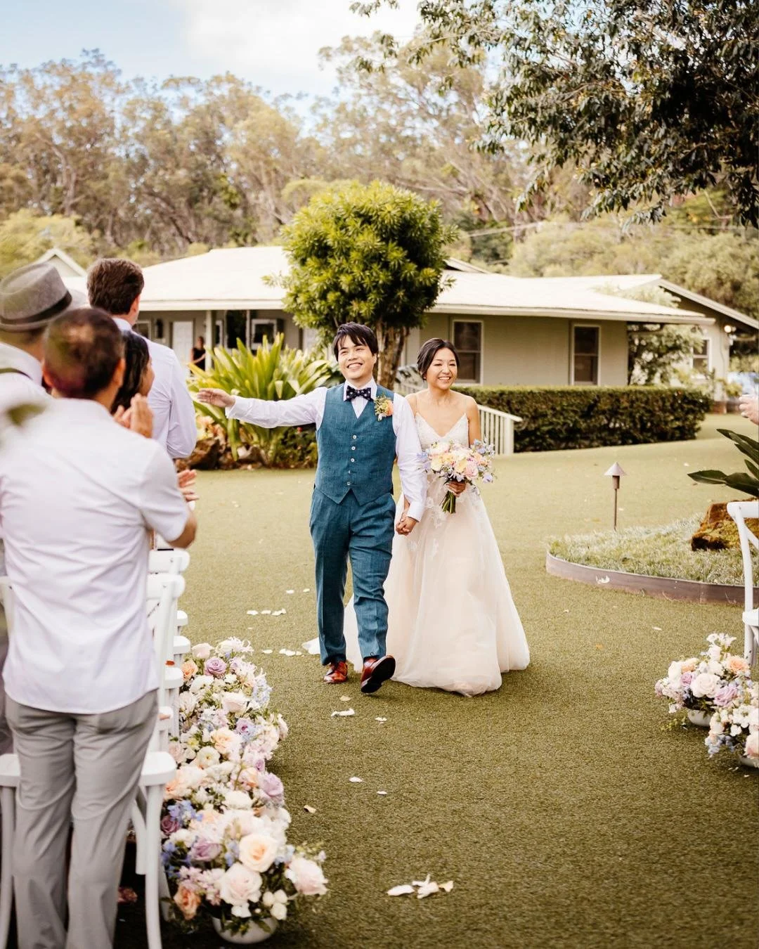 From our very first phone call, I knew Mei &amp; Pei were going to be a dream to work with. Not only did they plan a destination wedding here in Hawaii &mdash; they&rsquo;re also from New York, where I grew up, which made this celebration feel extra 