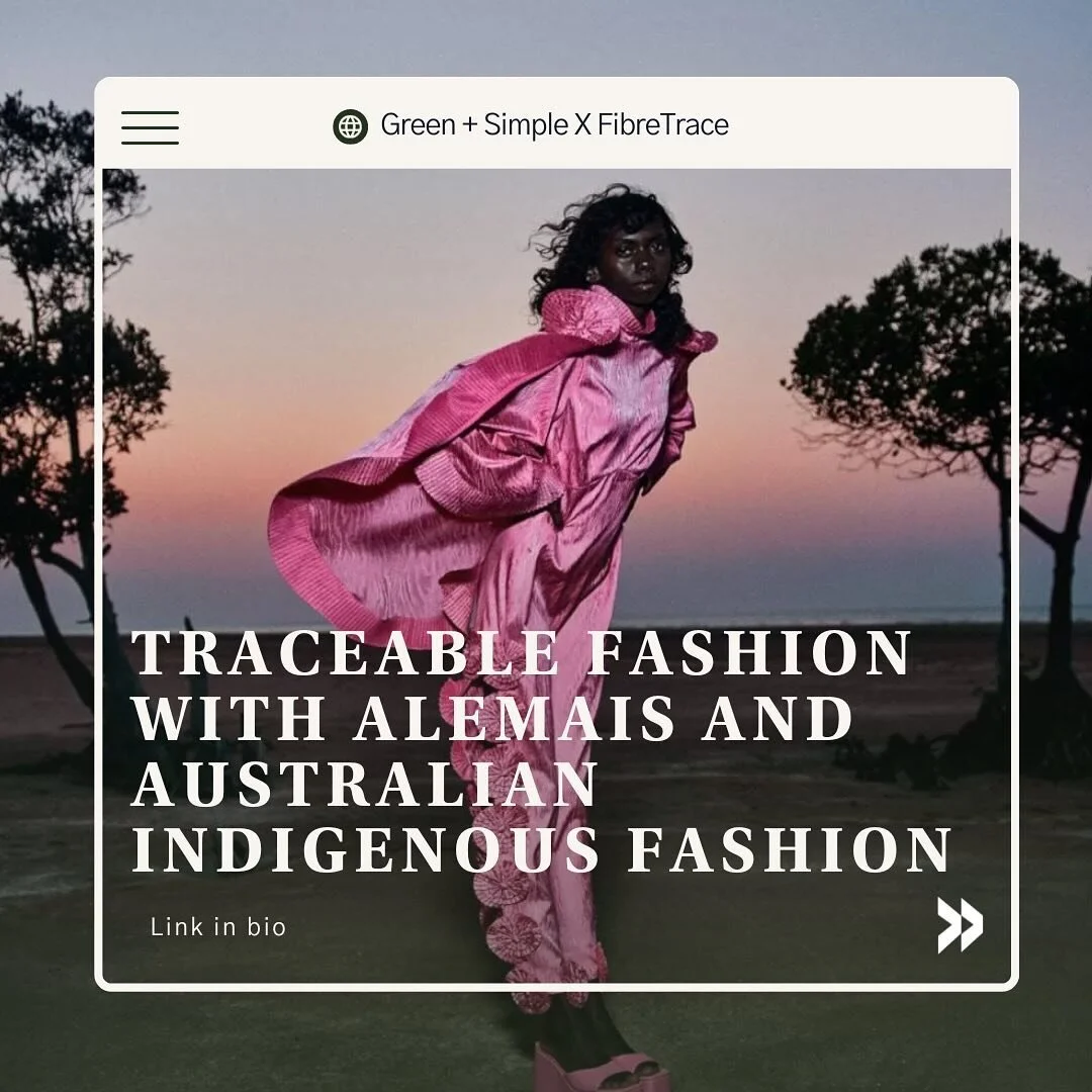 "While the fashion industry faces significant environmental challenges, transparency and traceability is the cornerstone to change."

In a collaboration with @green.and.simple, FibreTrace presents a solution to address the challenges that t